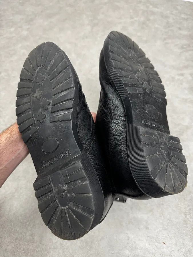 JW Anderson J.W. Anderson Black Ultra Zip Ankle Leather Boots Size US 8 / EU 41 - 6 Thumbnail