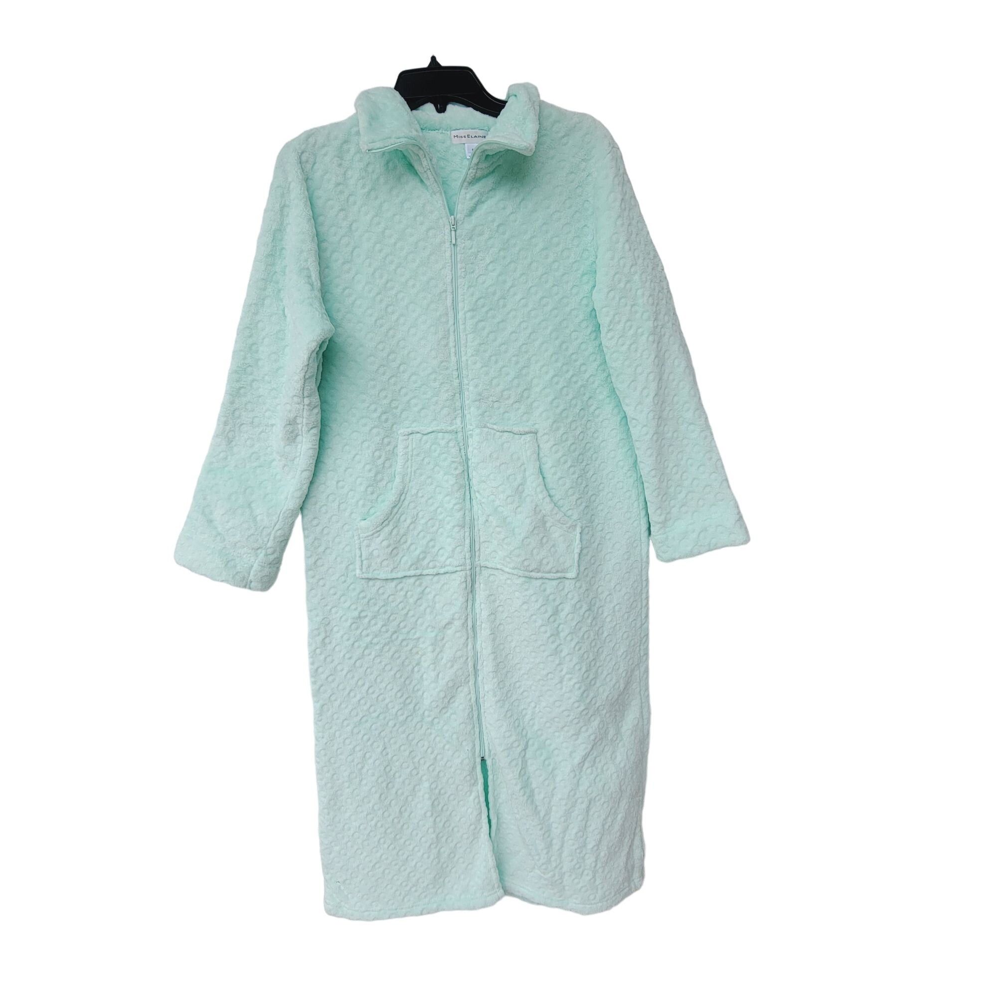 Other ⭐Miss Elaine Long Sleeve 2 pockets Zip Front Long Robe Sz S Size S / US 4 / IT 40 - 1 Thumbnail