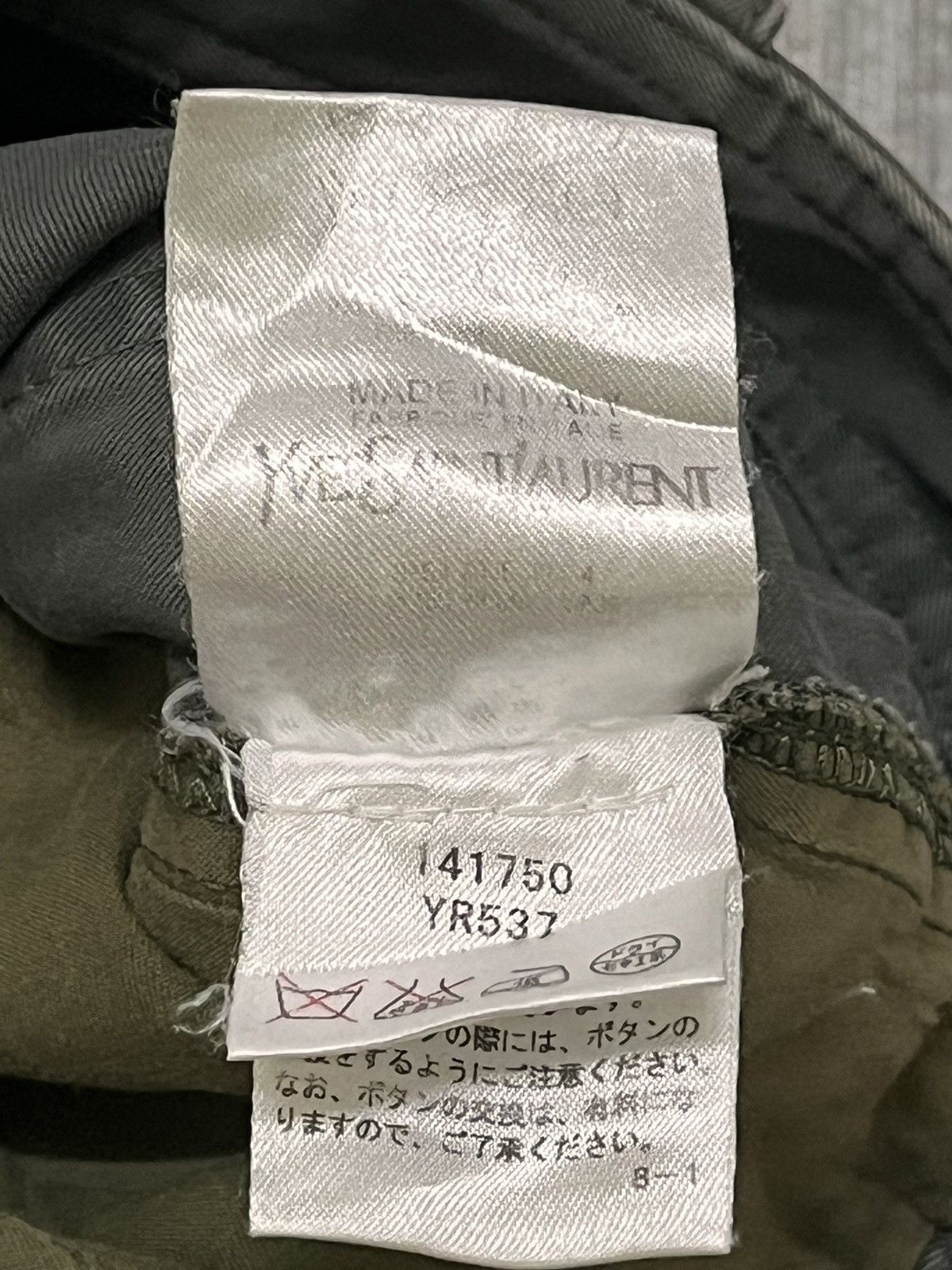 Vintage × Yves Saint Laurent 80s riri zip made in italy YSL cargo pant Size US 32 / EU 48 - 5 Thumbnail