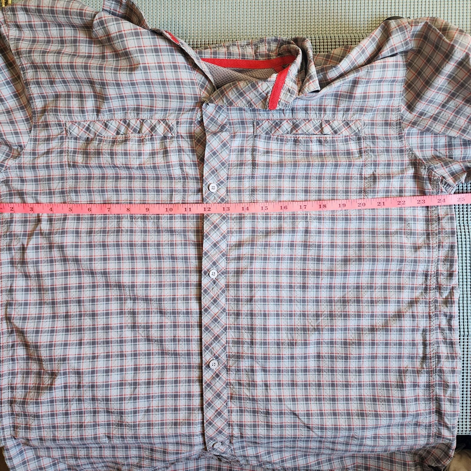 Cabelas Cabela's Guidewear Men's Gray Long Sleeve Grid Plaid Shirt Size US L / EU 52-54 / 3 - 3 Thumbnail