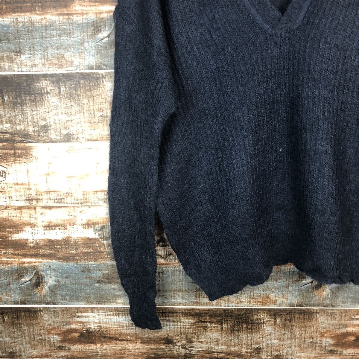Vintage L.O.G.G. Darkblue streetwear Knitwear #A1863 Size US M / EU 48-50 / 2 - 7 Thumbnail