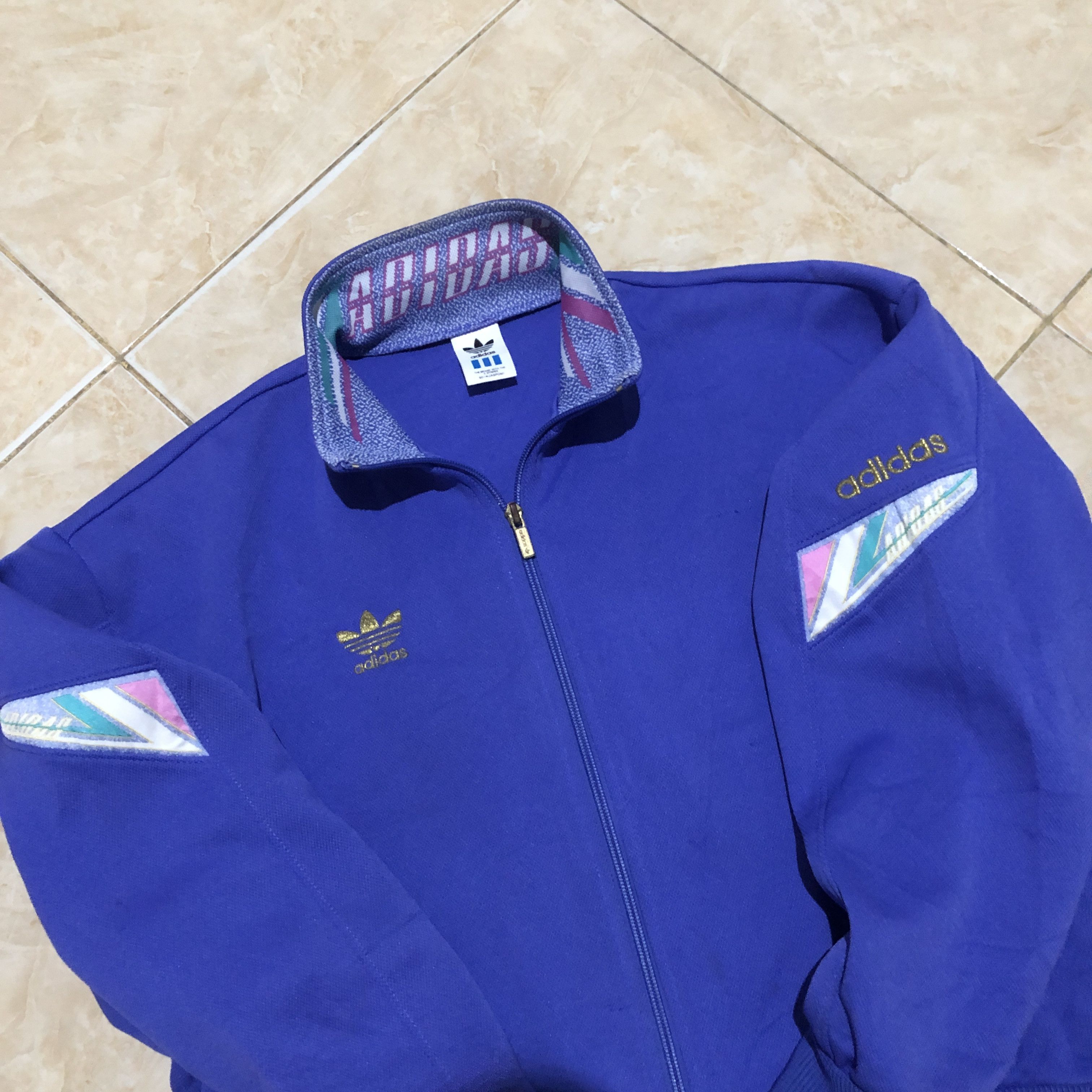 Adidas Trackjacket adidas x descente 80s Size US M / EU 48-50 / 2 - 2 Thumbnail