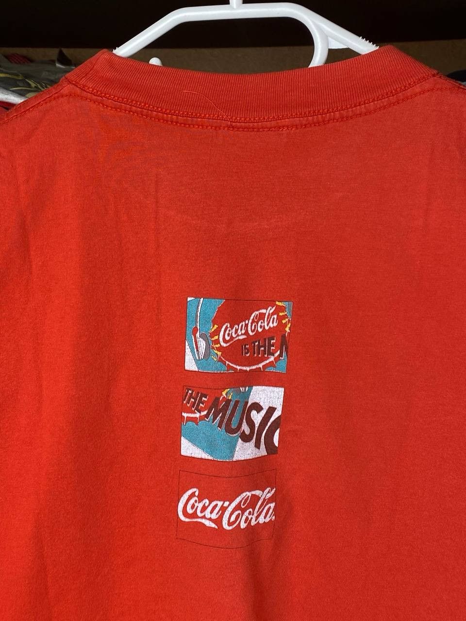 Coca Cola Vintage Coca Cola Is The Music 1993 Promo Graphic Tee Size US XL / EU 56 / 4 - 2 Thumbnail