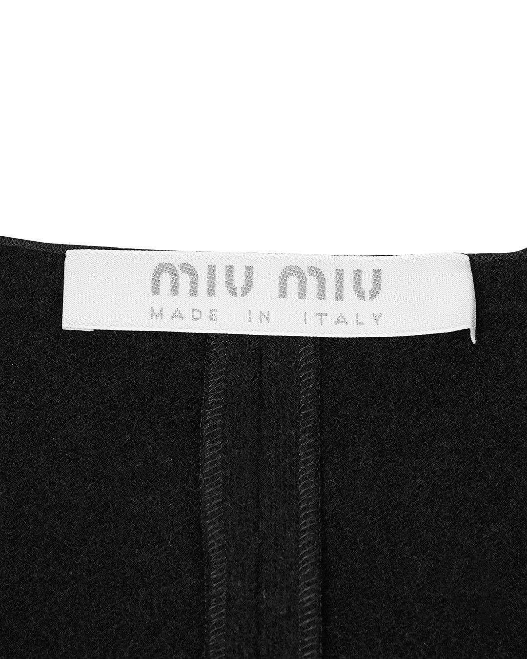 Miu Miu Miu Miu F/W1996 Black Wool Dress Size M / US 6-8 / IT 42-44 - 9 Thumbnail
