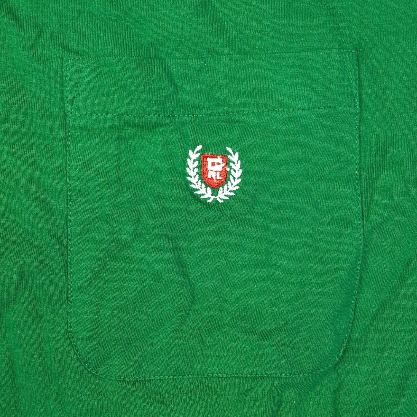 Ralph Lauren VINTAGE Ralph Lauren Chaps Forrest Green Mens Medium Pocket Golf Sports T Shirt Size US M / EU 48-50 / 2 - 3 Thumbnail