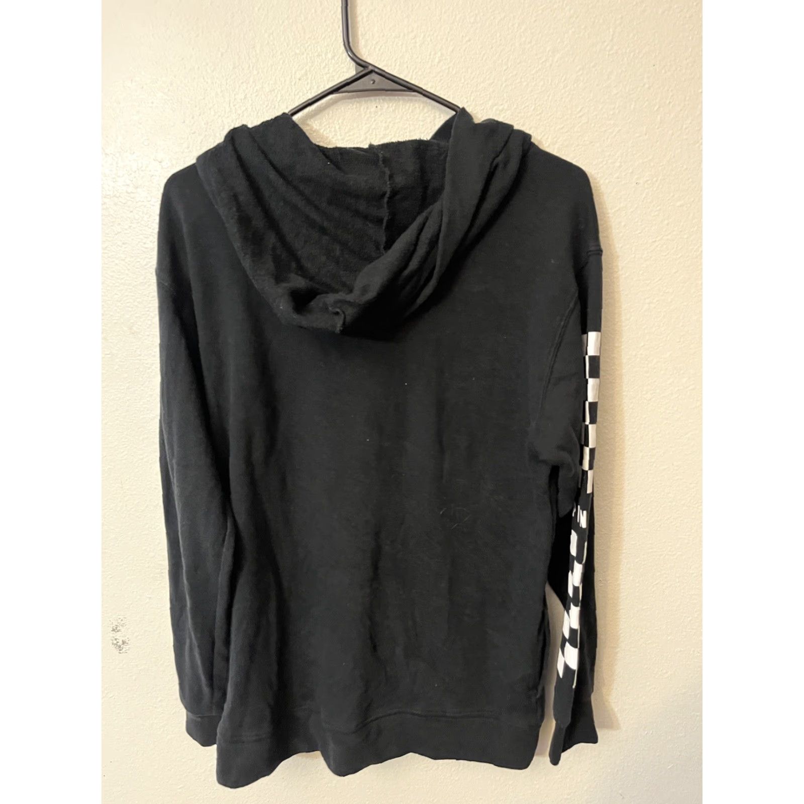 Victoria's Secret VINTAGE Victoria's Secret PINK Hoodie Womens Small Lightweight Black Pullover Activewear Size S / US 4 / IT 40 - 3 Thumbnail