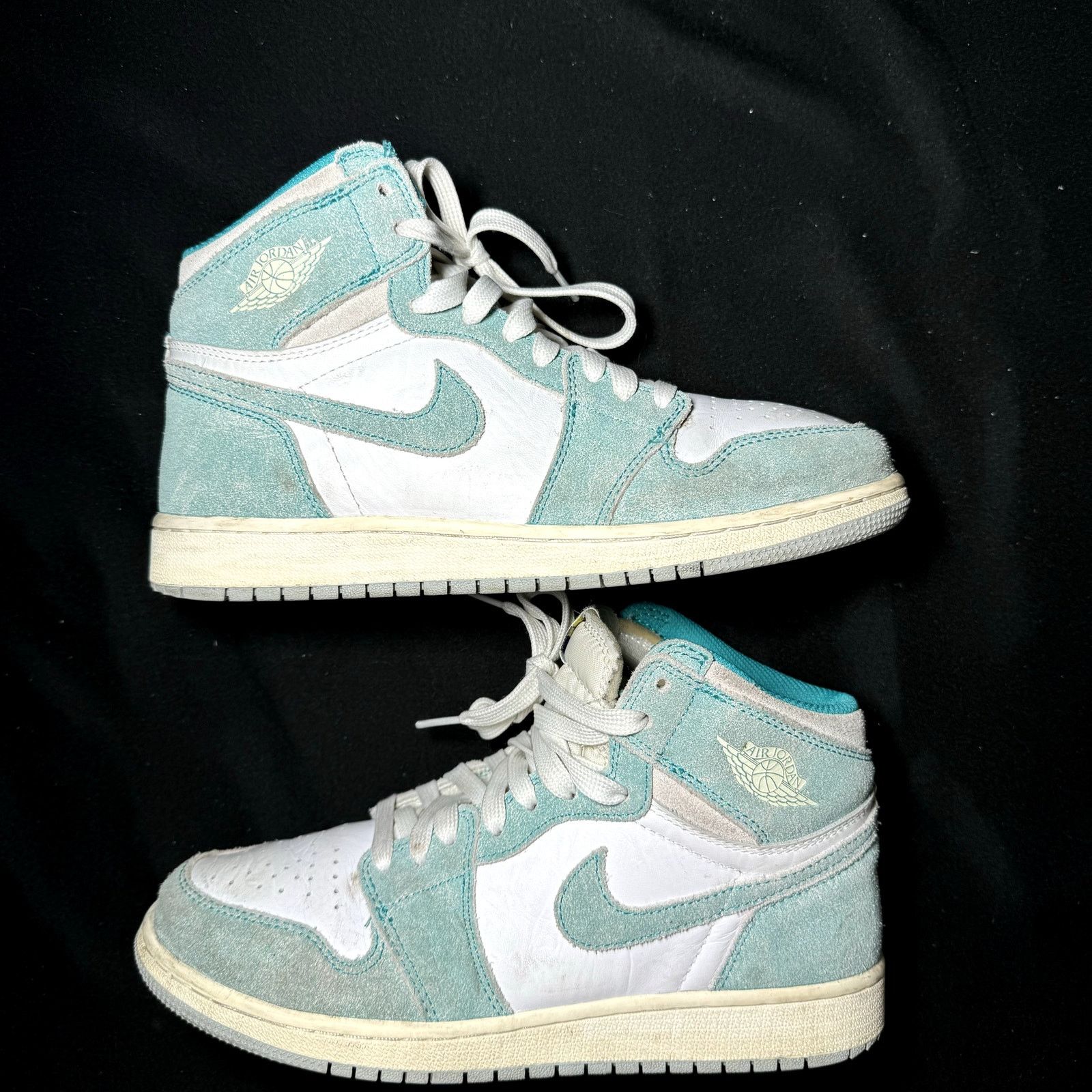 Jordan Brand × Nike Size 6 - Nike Air Jordan 1 Retro High OG GS Turbo Green Size US 6 / EU 39 - 2 Thumbnail