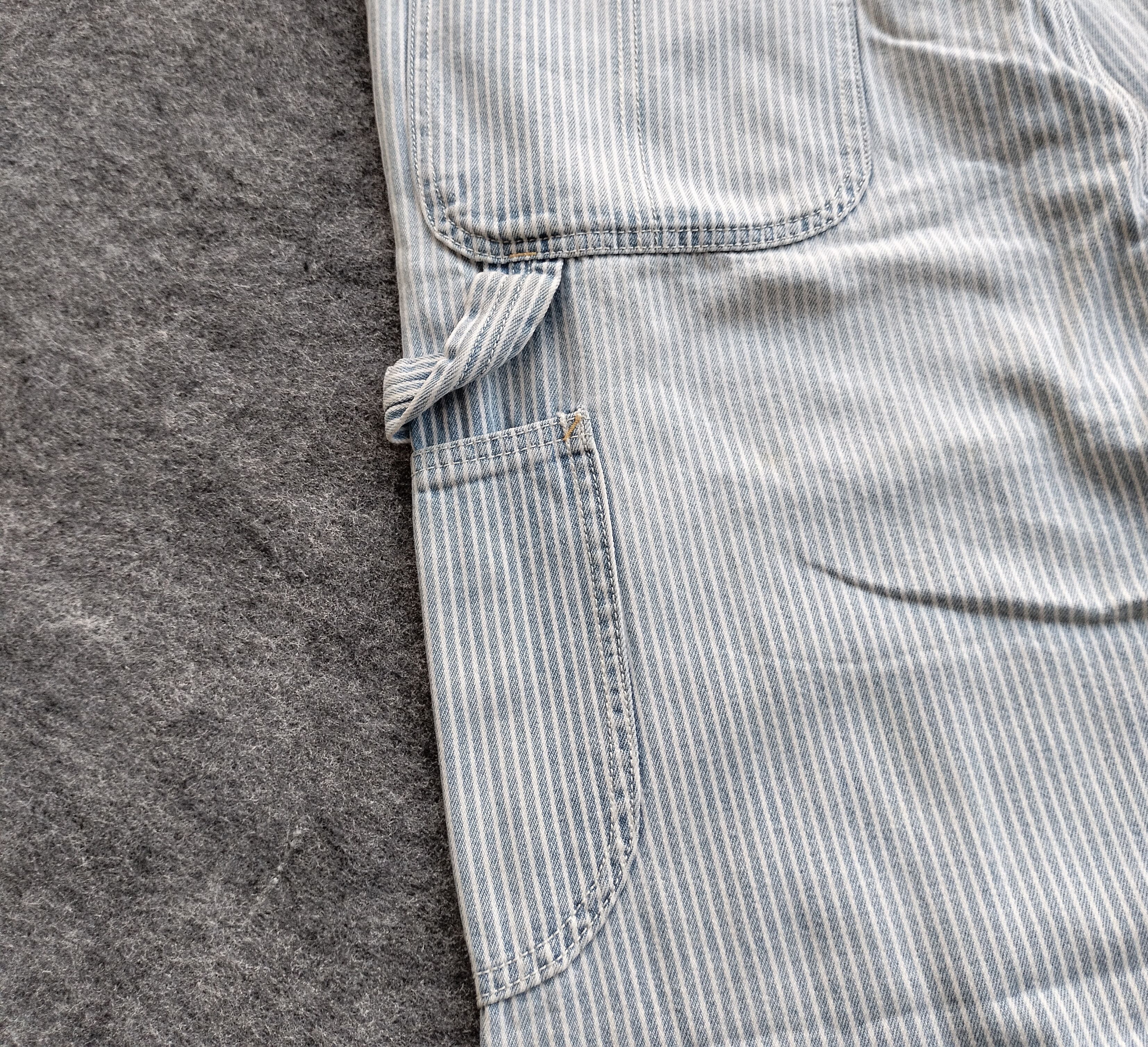 Issey Miyake Tsumori chisato "lucky" carpenter hickory pants Size US 31 - 13 Thumbnail