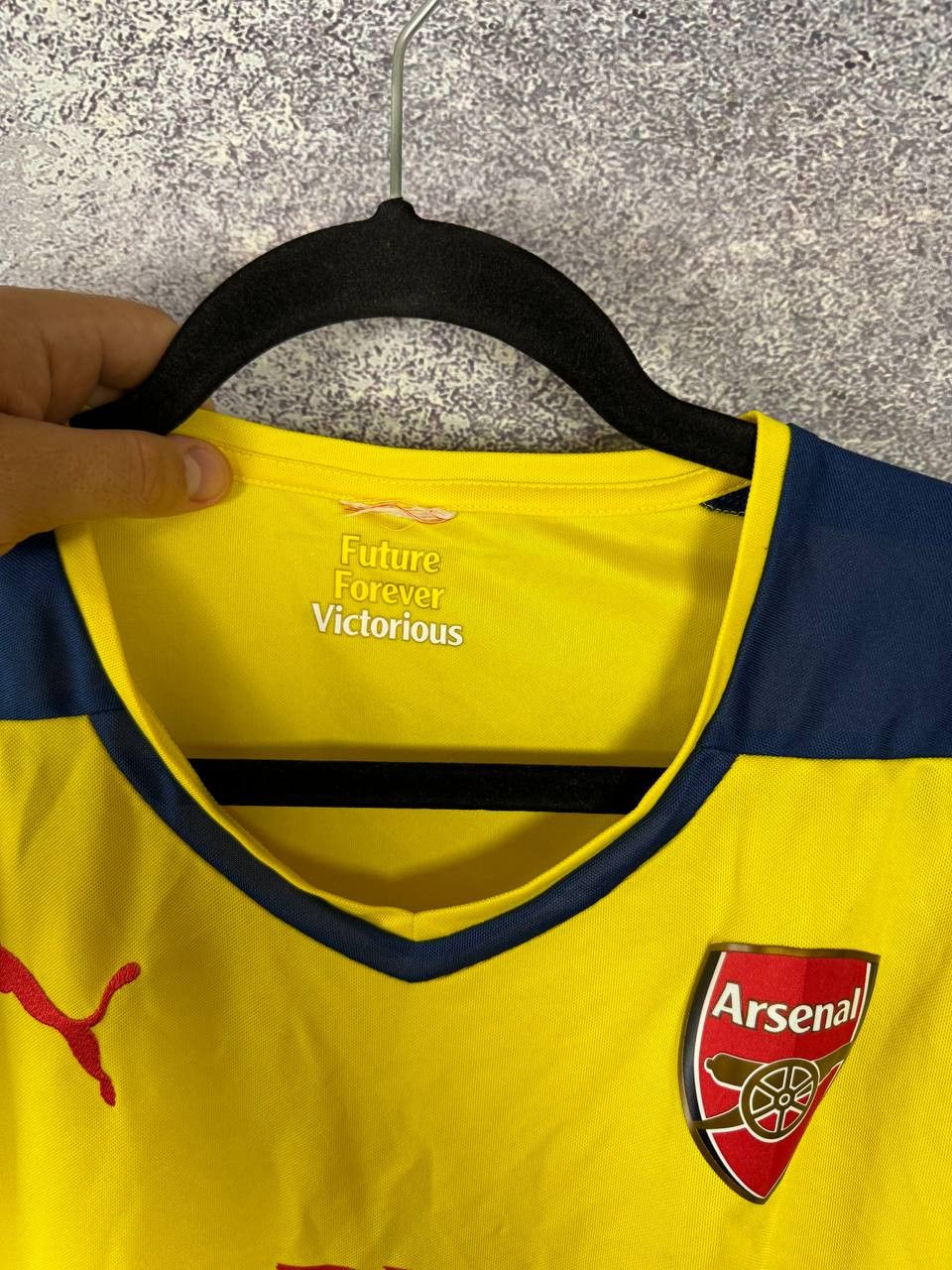 Puma Vintage Arsenal 2014/15 Away Puma Soccer Jersey Blokcore Size US M / EU 48-50 / 2 - 8 Thumbnail