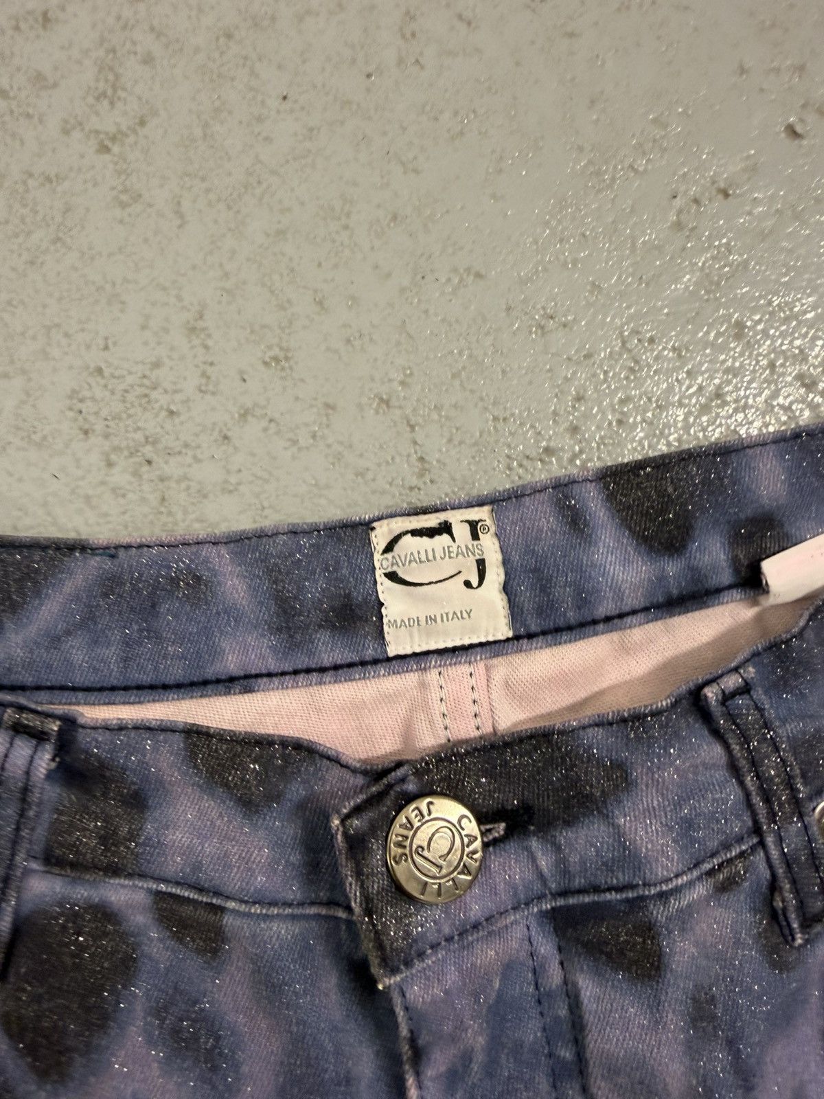 Just Cavalli Vintage Cavalli Jeans Leopard Overprinted Jeans Size 32" / US 10 / IT 46 - 7 Thumbnail
