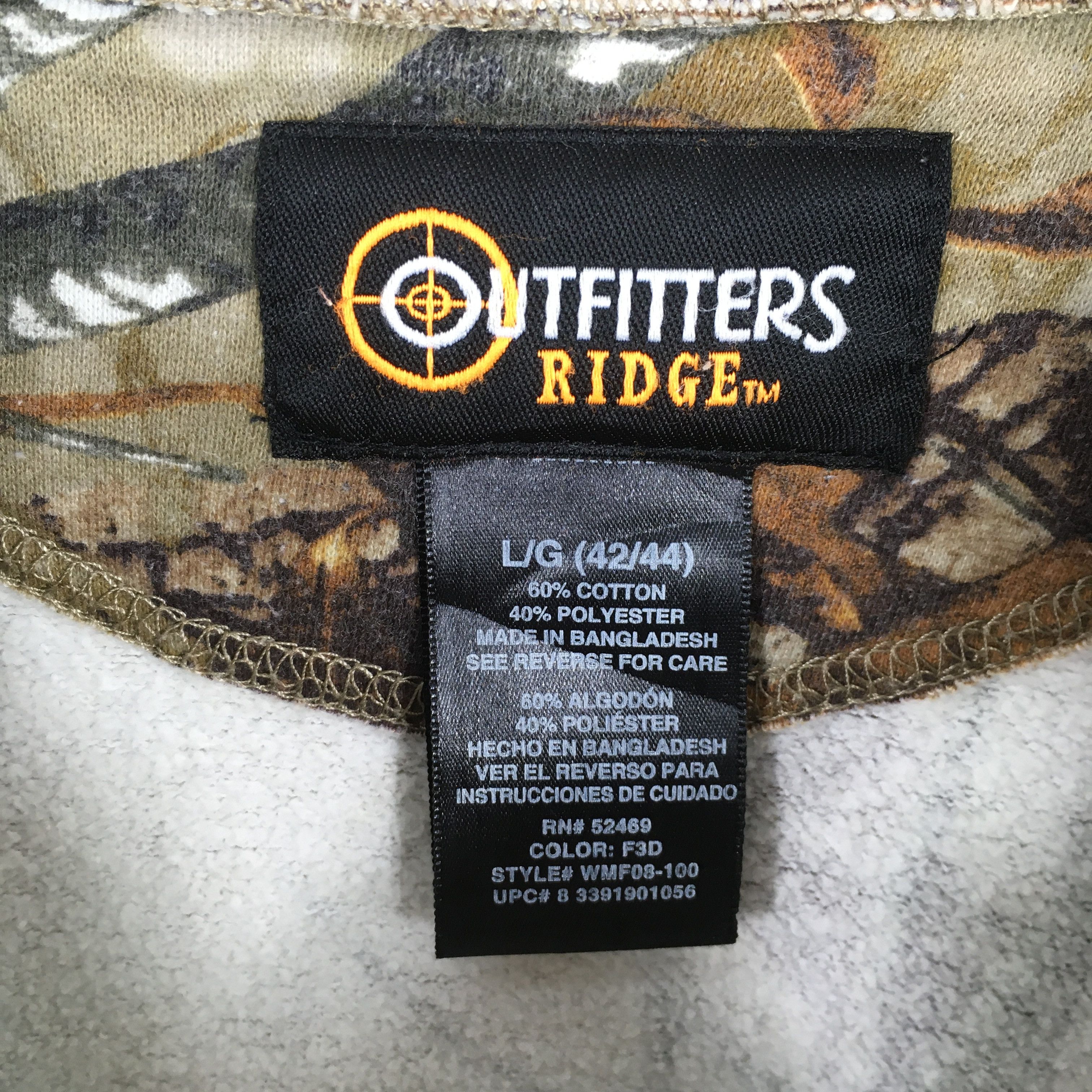 Mossy Oaks Vintage Outfitters Ridge Mossy Oak Camo Sweatshirt Large Size US L / EU 52-54 / 3 - 5 Thumbnail