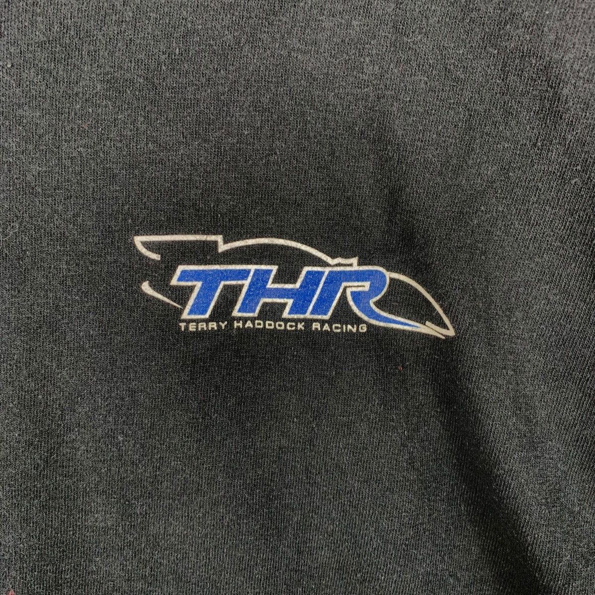 Vintage Vintage THR TERRY HADDOCK RACING Team Nascar Tee Shirt Size US XXL / EU 58 / 5 - 5 Thumbnail