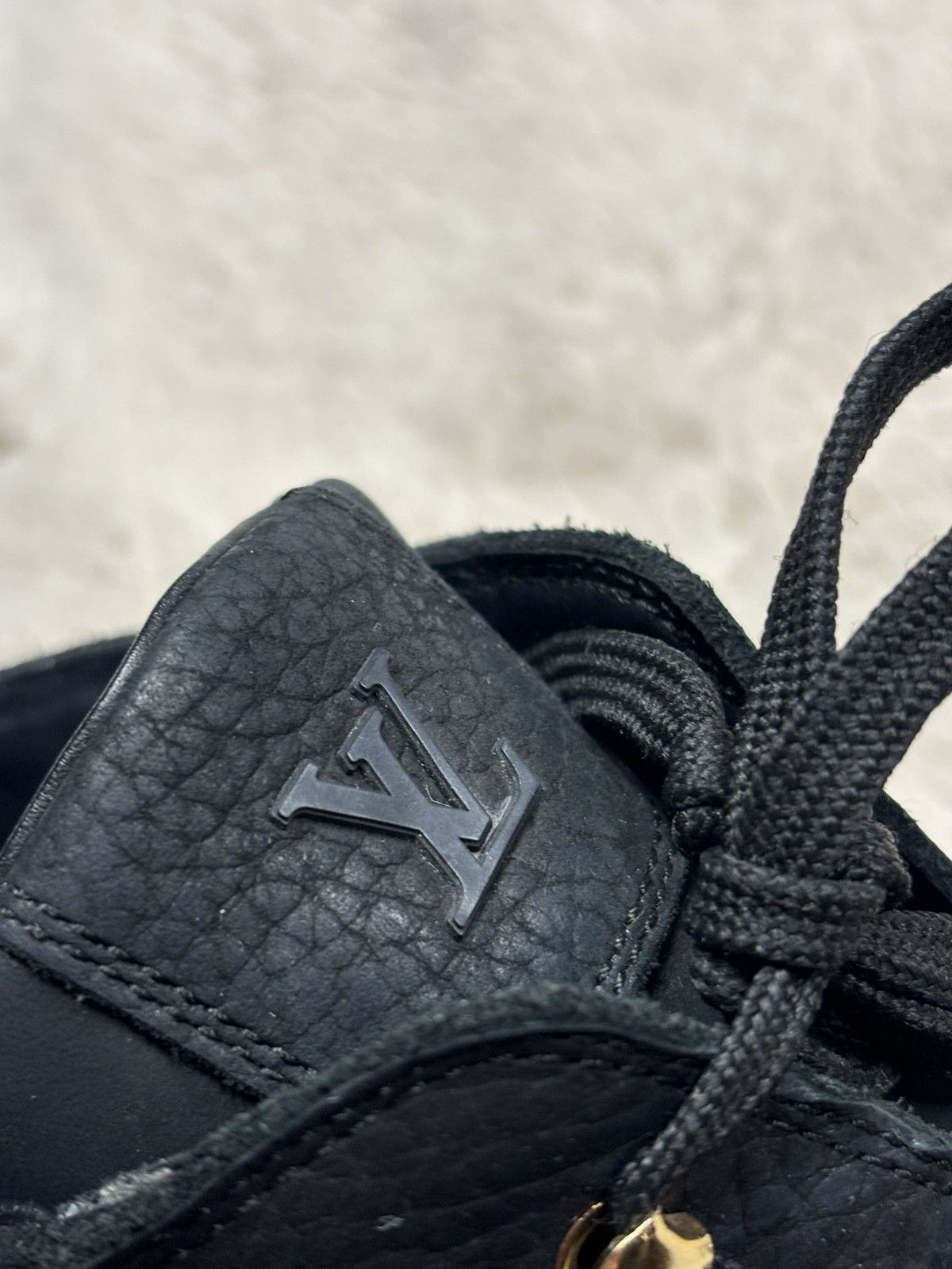 Louis Vuitton Louis Vuitton Leather Suede Cliff Top Wedge Sneakers Rare Size US 8 / IT 38 - 11 Thumbnail