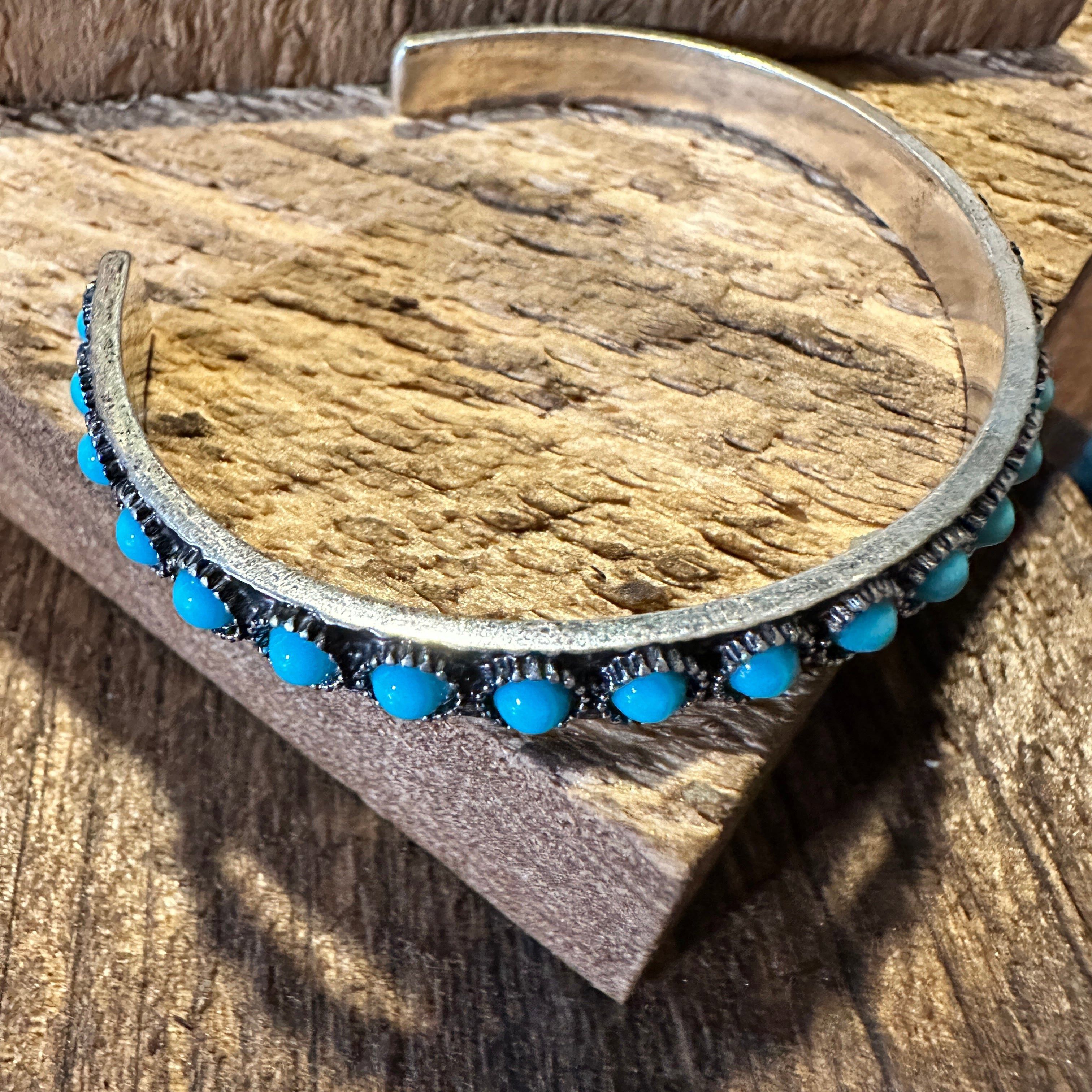 Other Southwestern Boho Vintage Turquoise Cowgirl Open Bangle with Size ONE SIZE - 9 Thumbnail