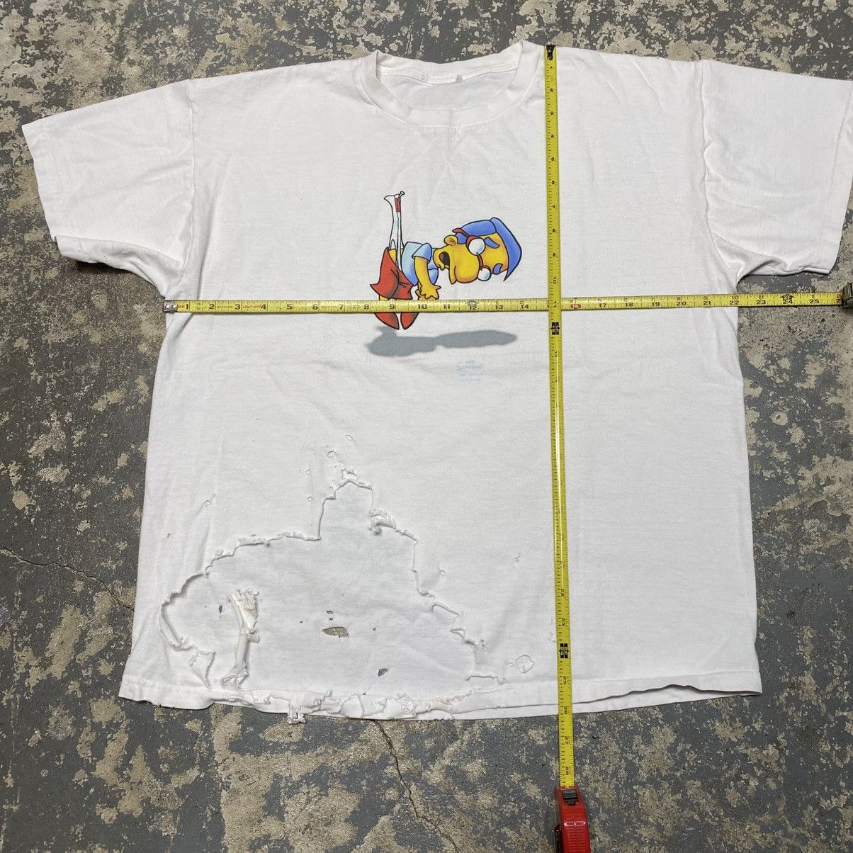 The Simpsons × Vintage Vintage Milhouse Weggie Simpsons Y2K Funny Parody Tshirt Size US L / EU 52-54 / 3 - 3 Thumbnail