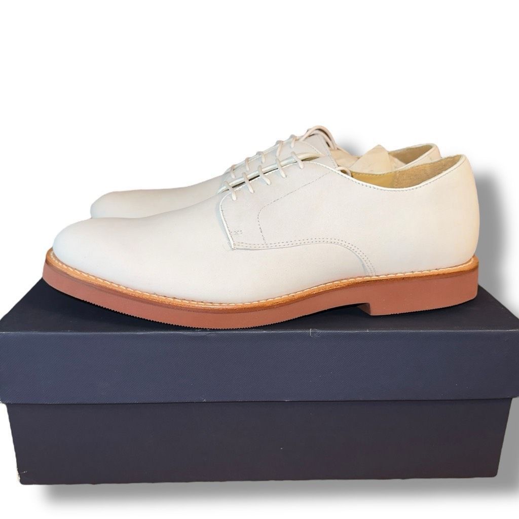 Brooks Brothers New Brooks Brothers Nubuck Derbies in Ivory Suede Men’s Sz 11.5 Size US 11.5 / EU 44-45 - 5 Thumbnail