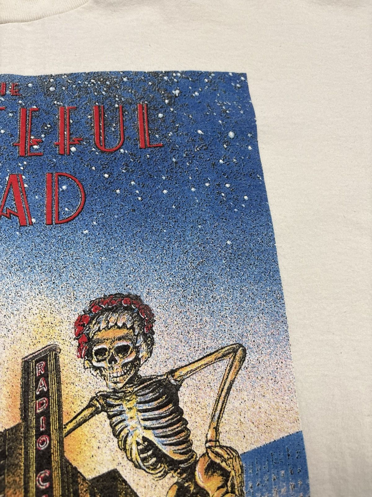 Band Tees Vintage 1995 Grateful Dead New York Radio City T-Shirt 90s Size US XL / EU 56 / 4 - 9 Thumbnail