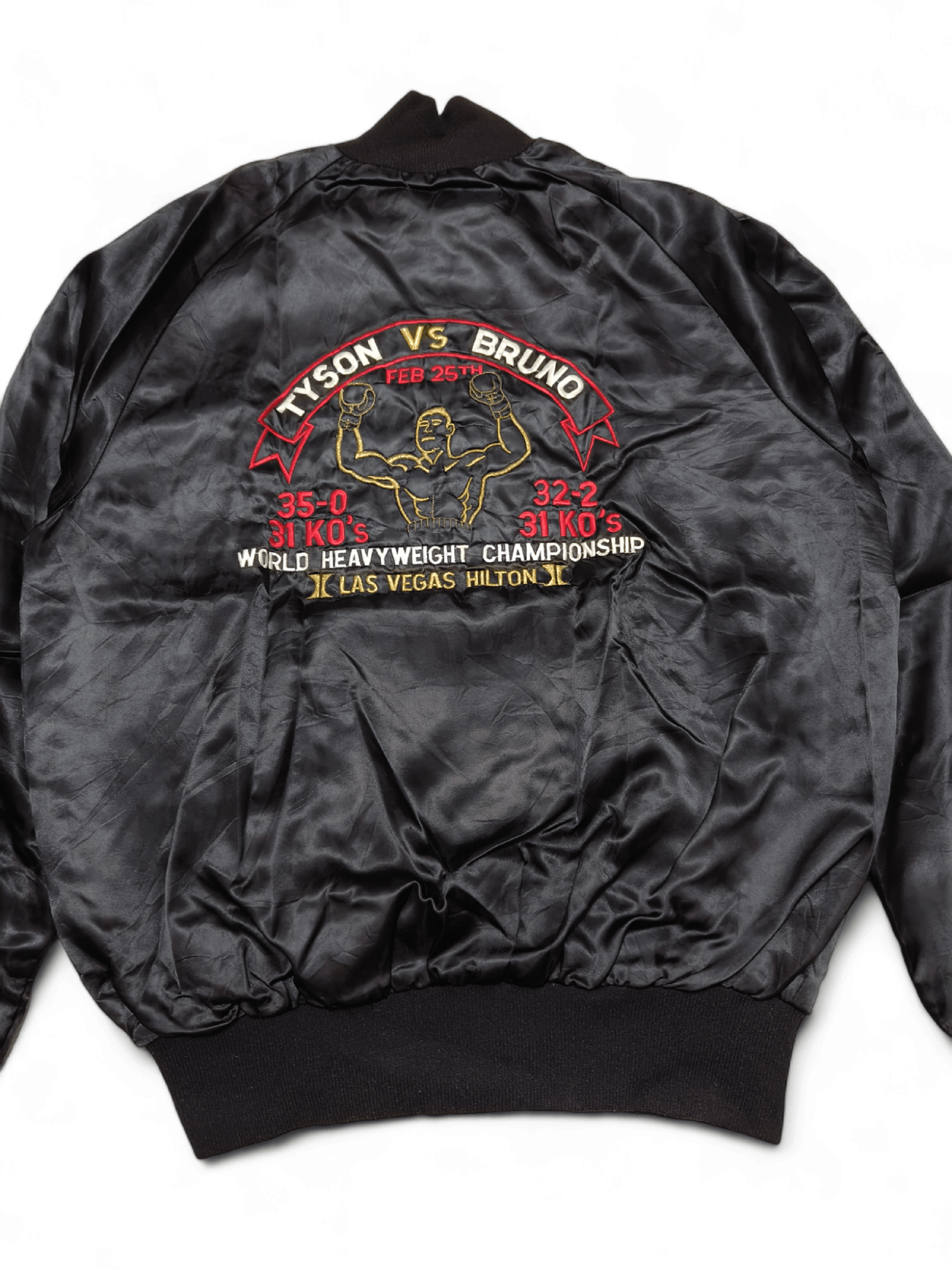 Vintage Vintage Westark Mike Tyson vs Frank Bruno Promotion Jacket Size US M / EU 48-50 / 2 - 6 Thumbnail