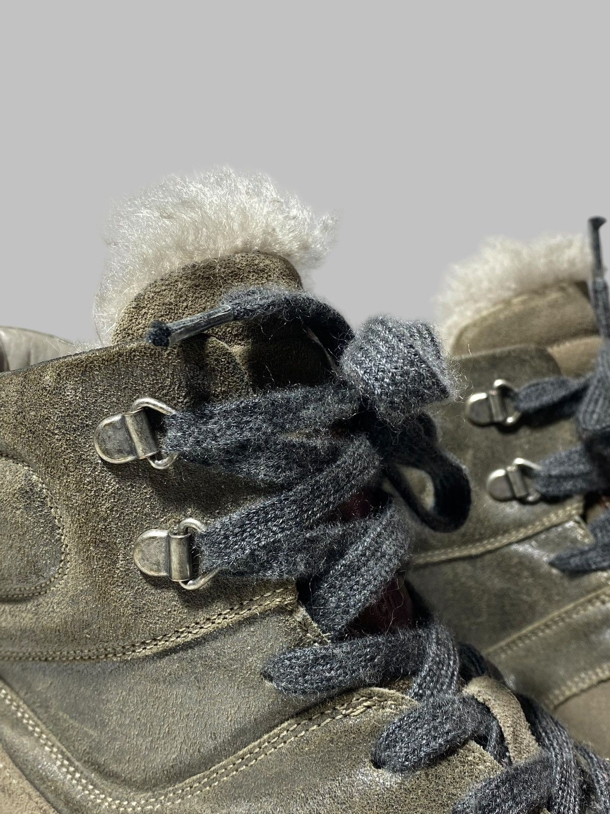 Brunello Cucinelli Brunello Cucinelli High Top Leather Sneakers Size US 7.5 / IT 37.5 - 16 Thumbnail