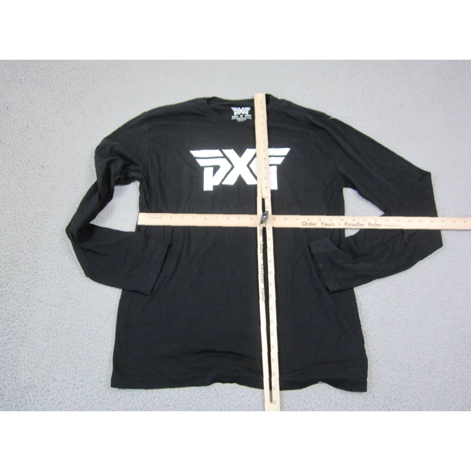 Vintage PXG Shirt Womens XL Black Logo T-Shirt Knit 100% Cotton Crew Neck Long Sleeve Golf Activewear Shoes? Size XL / US 12-14 / IT 48-50 - 5 Thumbnail