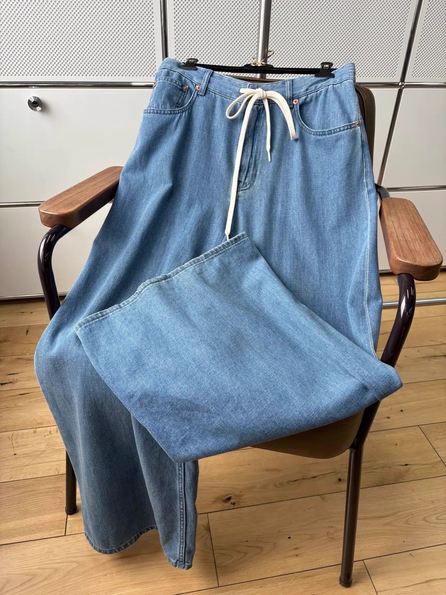 Maison Margiela Maison Margiela MM6 Blue Drawstring Jeans IT40 Size 27" / US 4 / IT 40 - 6 Thumbnail