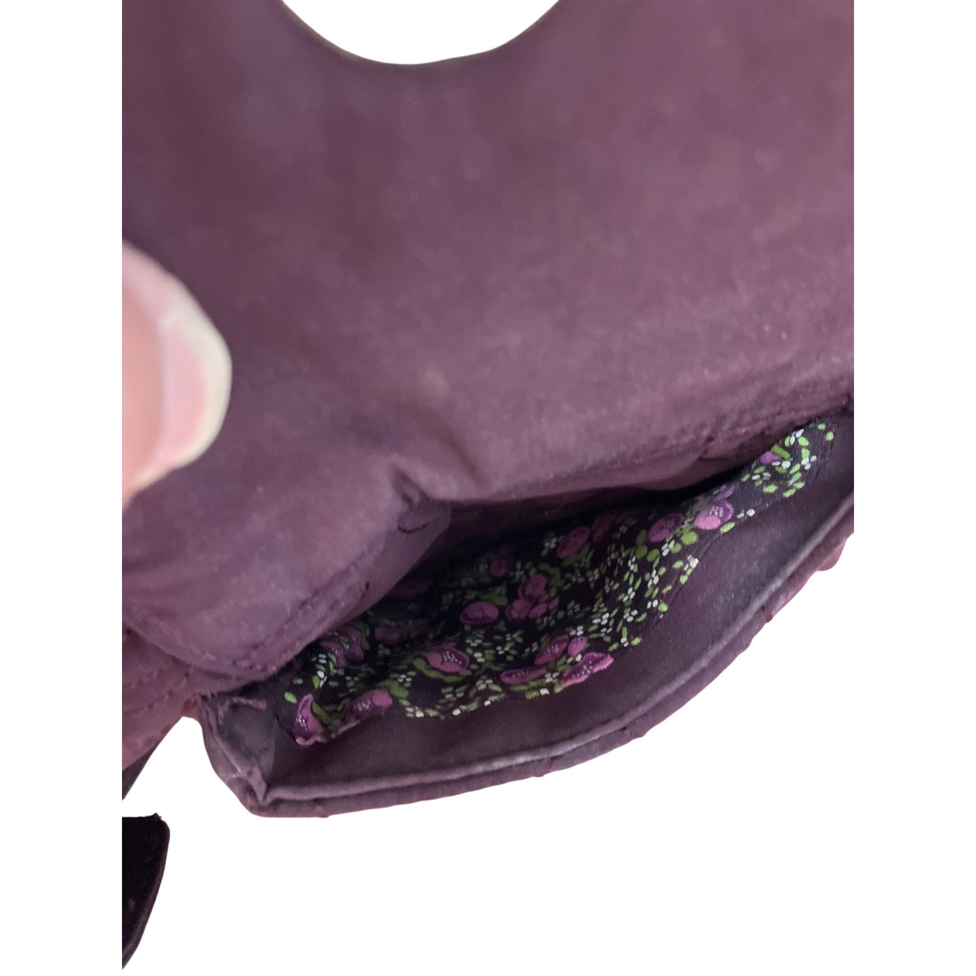 Vera Bradley Vera Bradley Womens Purple Quilted Medium Shoulder handbag m Size ONE SIZE - 12 Thumbnail