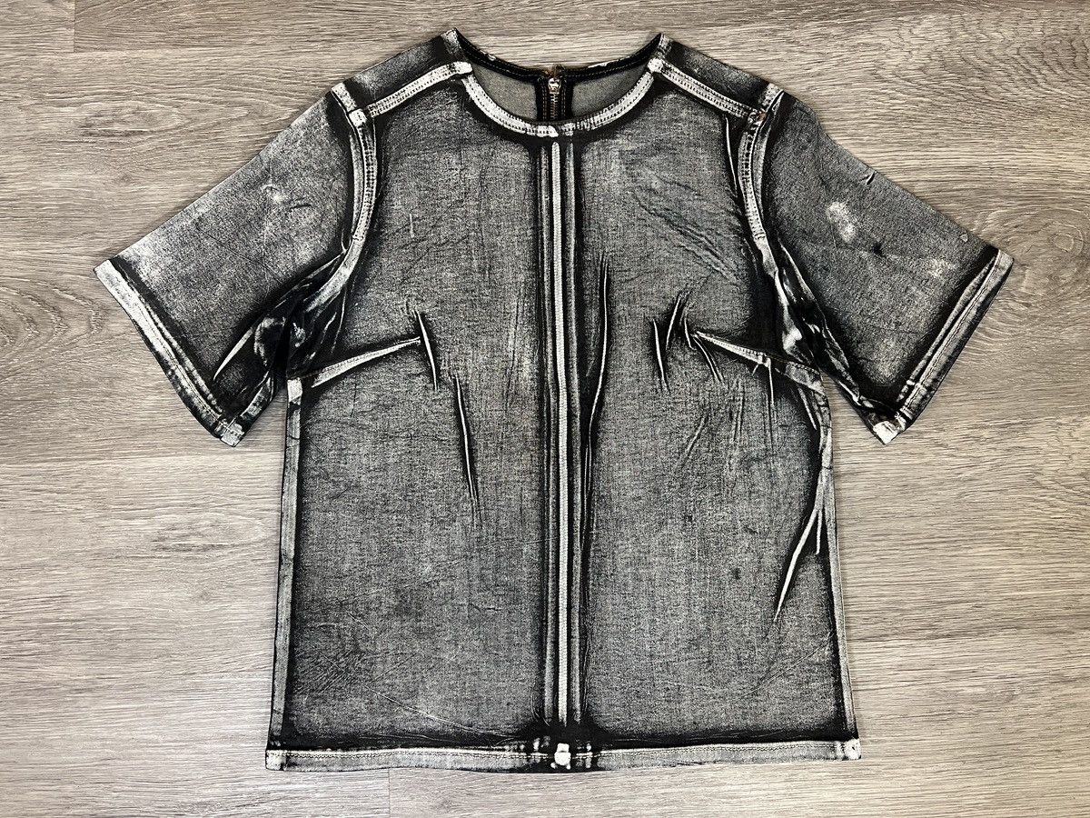 McQ Alexander McQueen Alexander McQueen Denim Short Sleeve Zip-up Jacket Prototype Size S / US 4 / IT 40 - 11 Thumbnail