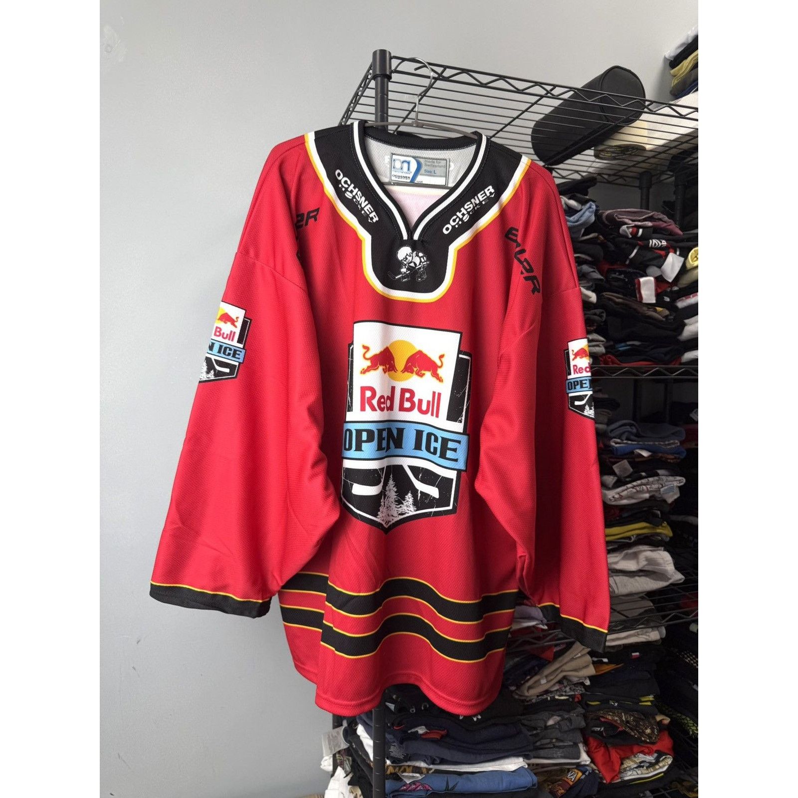 Red Bull Rare! Vintage 2014 Red Bull Bauer Hockey Jersey Monster Size US L / EU 52-54 / 3 - 1 Thumbnail