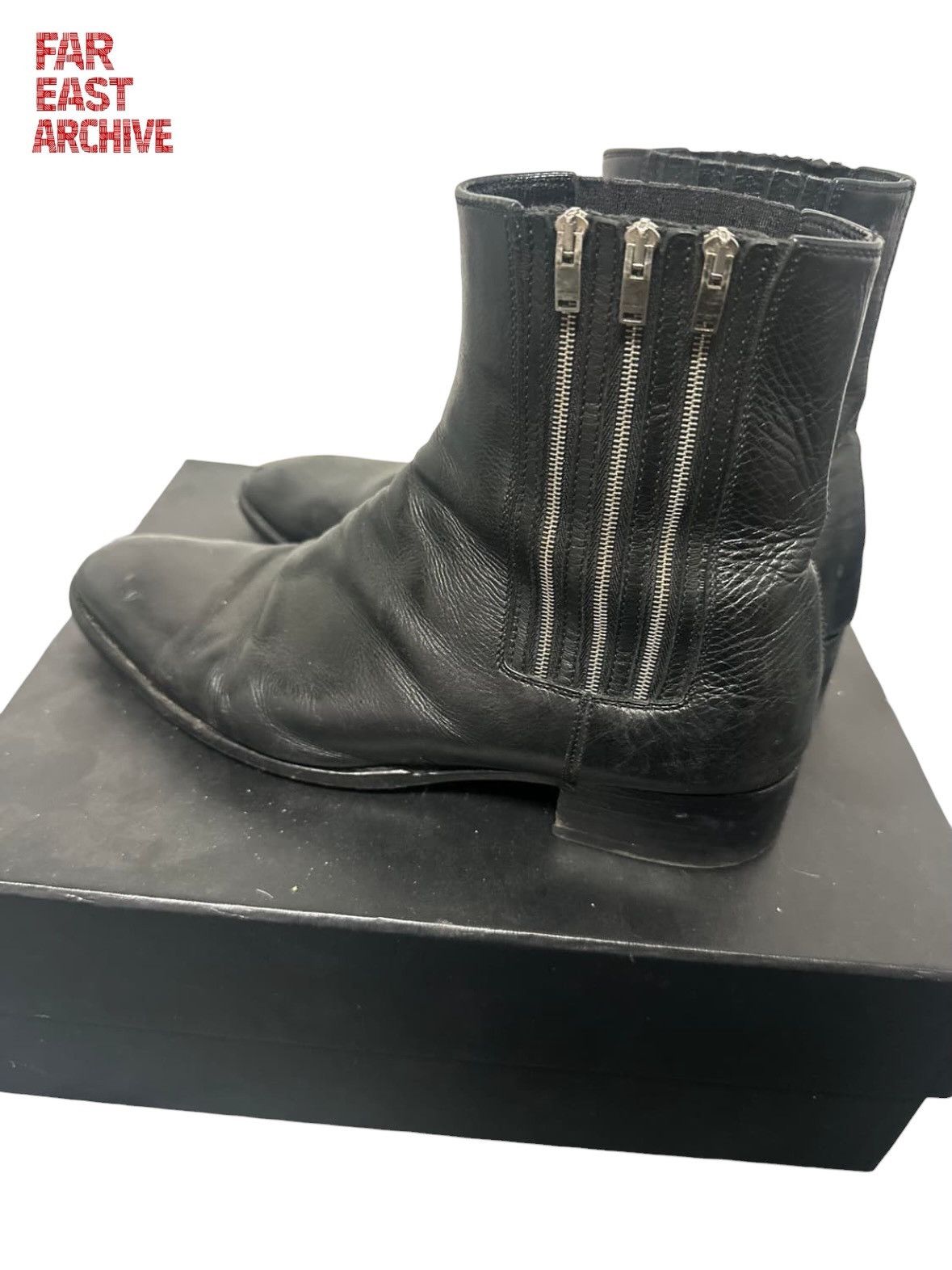 Saint Laurent Paris *rare* Saint Laurent Paris 3zip Chelsea Boots Size US 9 / EU 42 - 1 Thumbnail