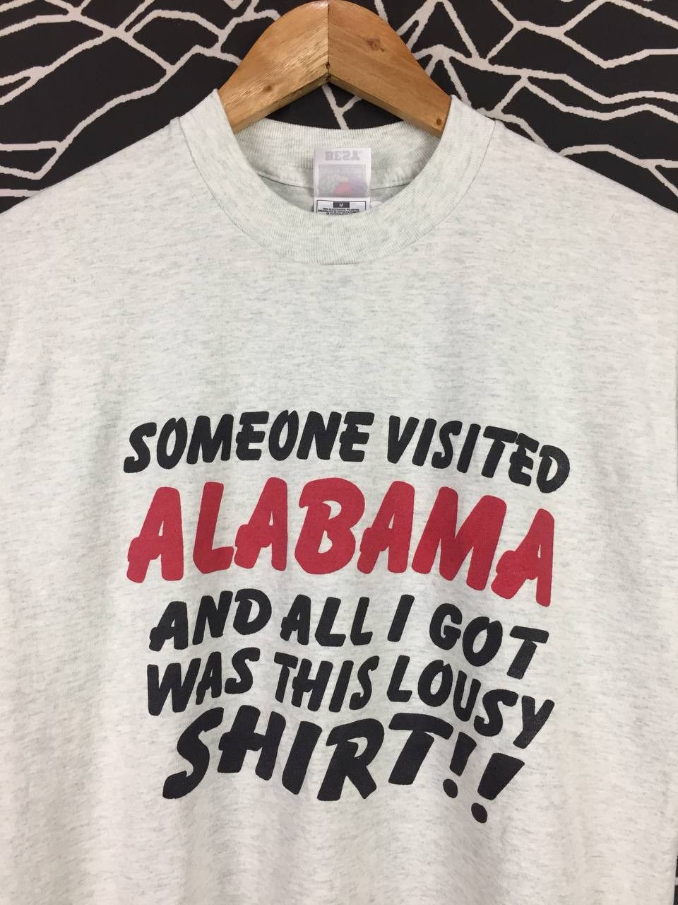 Fruit Of The Loom × Vintage Vtg 90s Lousy Shirt Alabama Funny Sarcastic Tee Size US M / EU 48-50 / 2 - 3 Thumbnail