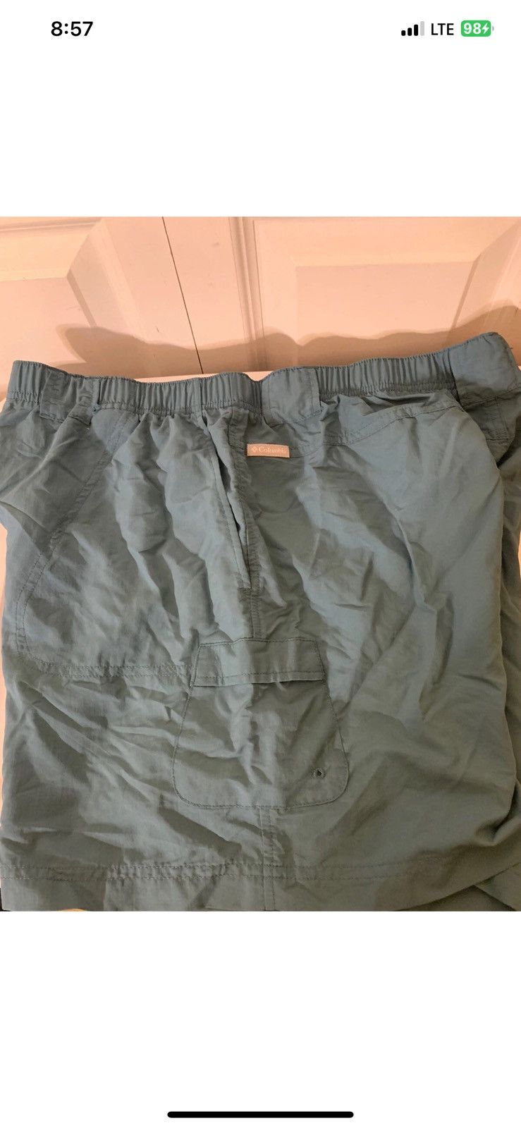 Columbia Vtg 90s Mens Sz XL Columbia Lightweight Nylon Hiking Shorts Size US 36 / EU 52 - 8 Thumbnail