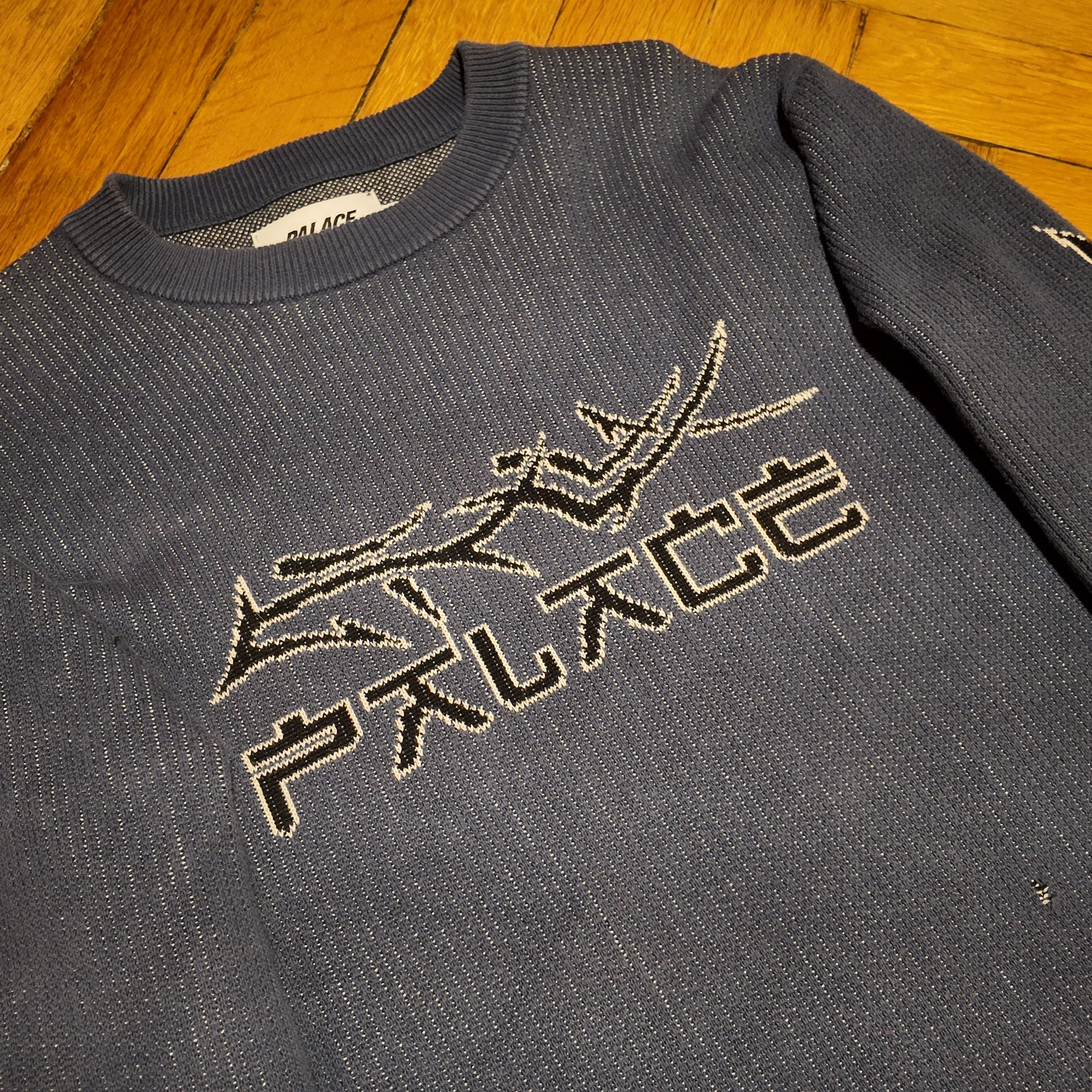 Palace Palace Tri Pal Knit Navy Size L Size US L / EU 52-54 / 3 - 6 Thumbnail