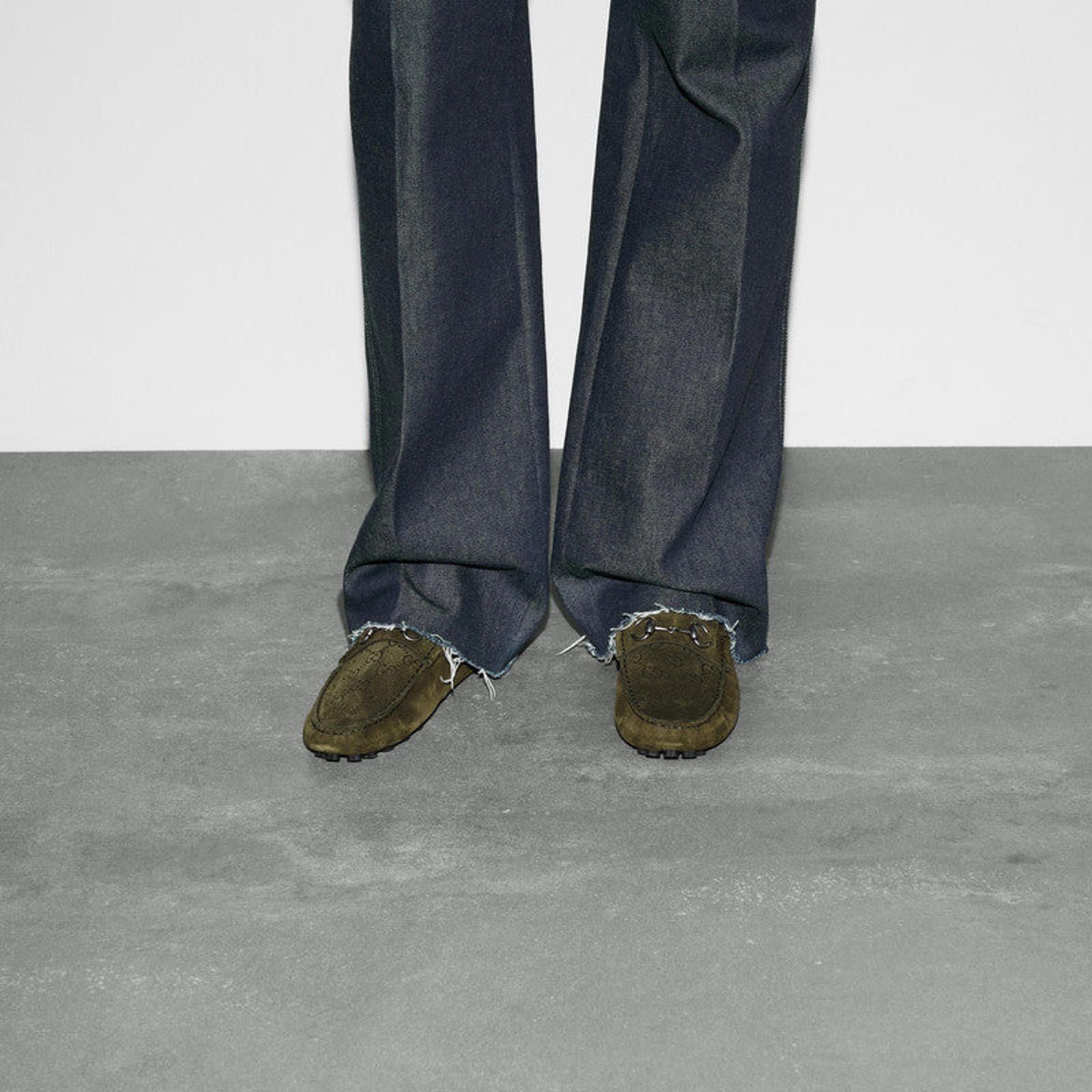 Gucci Gucci Horsebit GG Suede Drivers Size US 9 / EU 42 - 5 Thumbnail