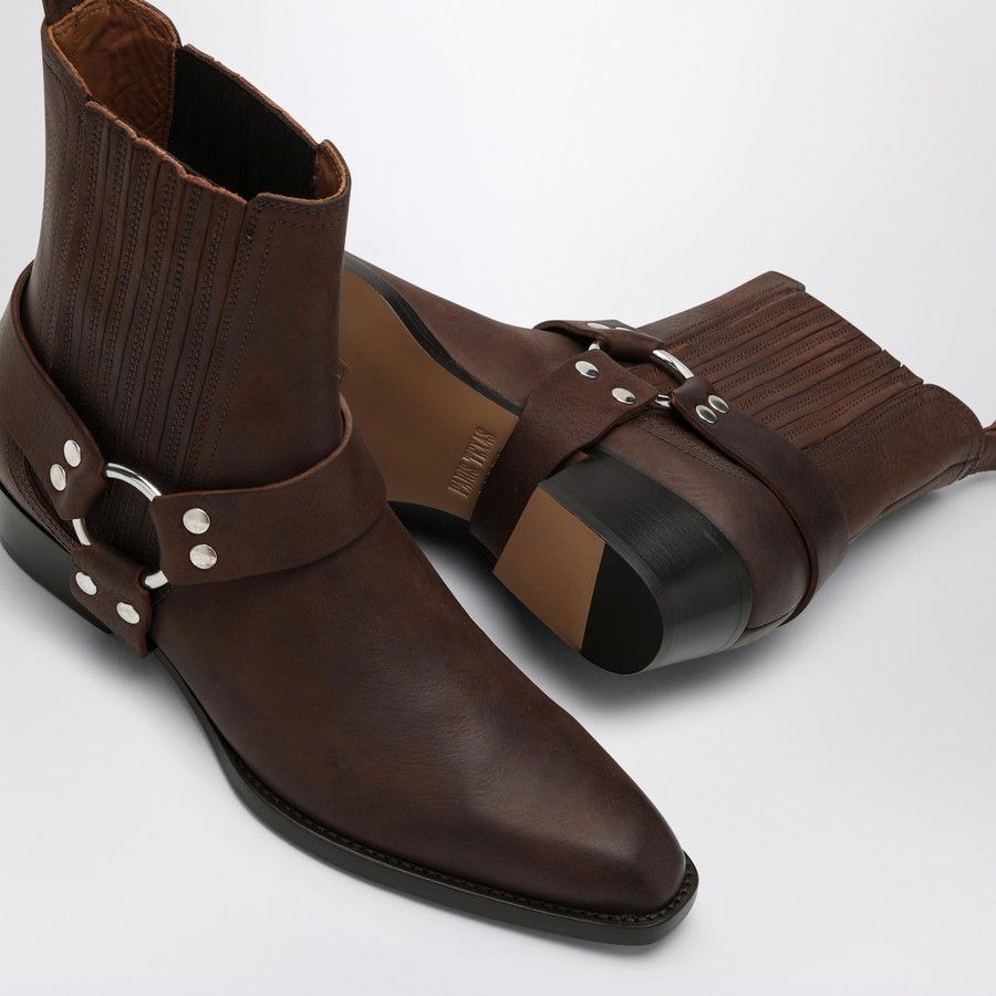 Paris Texas o1d2blof0924 Leather Boots in Brown Size US 8 / IT 38 - 5 Thumbnail
