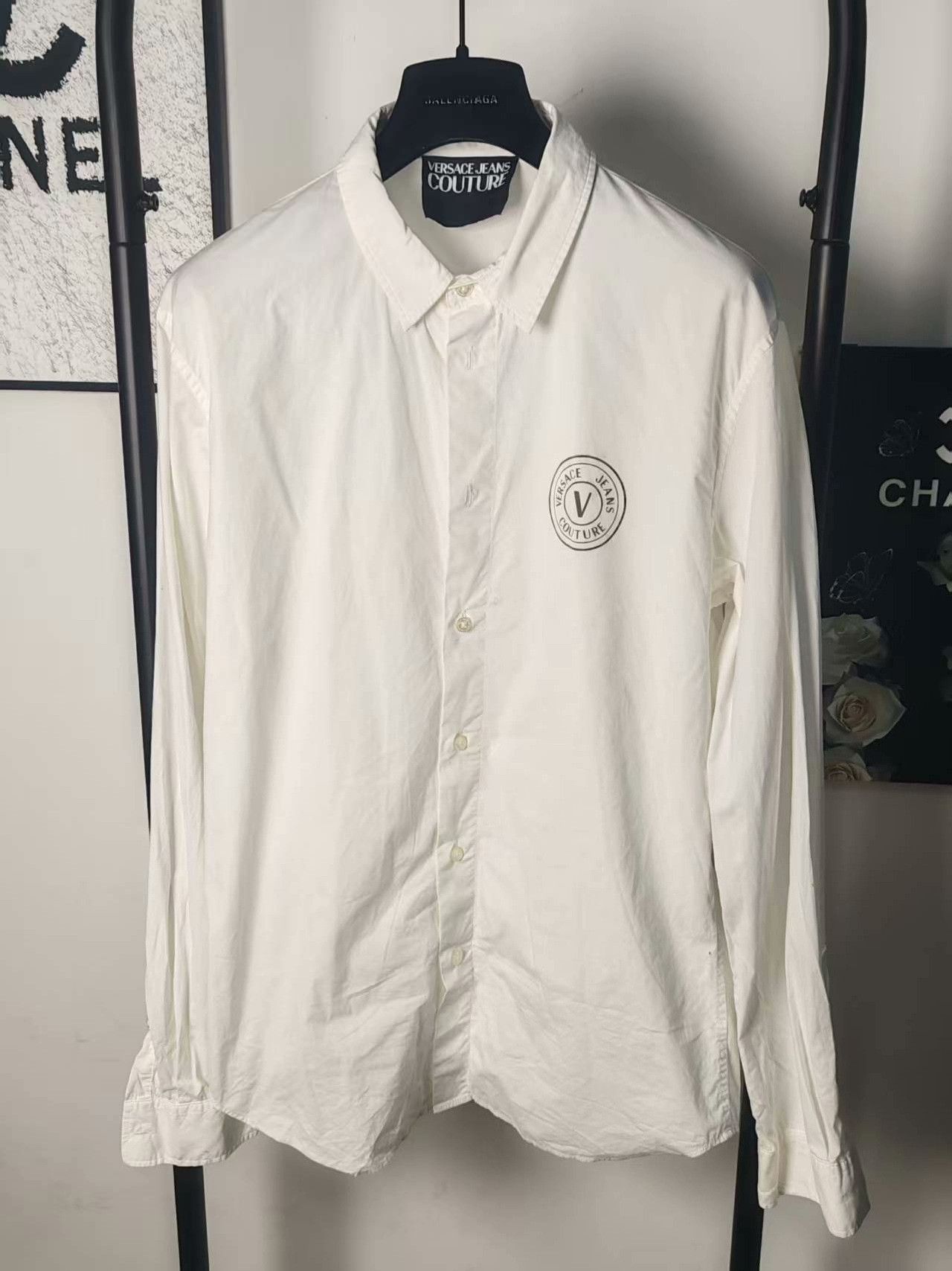 Versace Versace White Shirt s Men Size US S / EU 44-46 / 1 - 1 Thumbnail