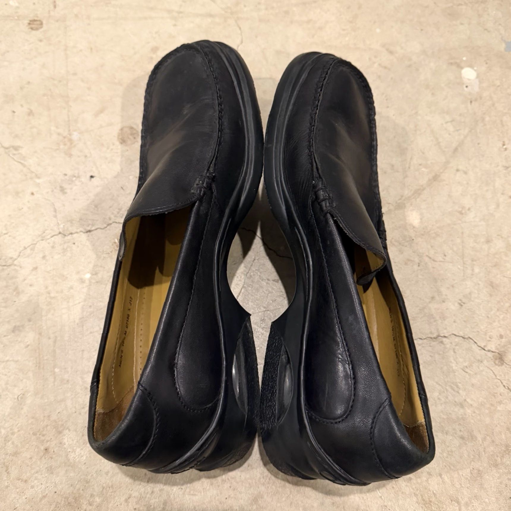 Cole Haan Cole Haan Mens Black Penny Loafers Dress Slip On Leather Leather Insole Leather Upper Square Toe 10.5 M Mens Shoes Size US 11 / EU 44 - 5 Thumbnail