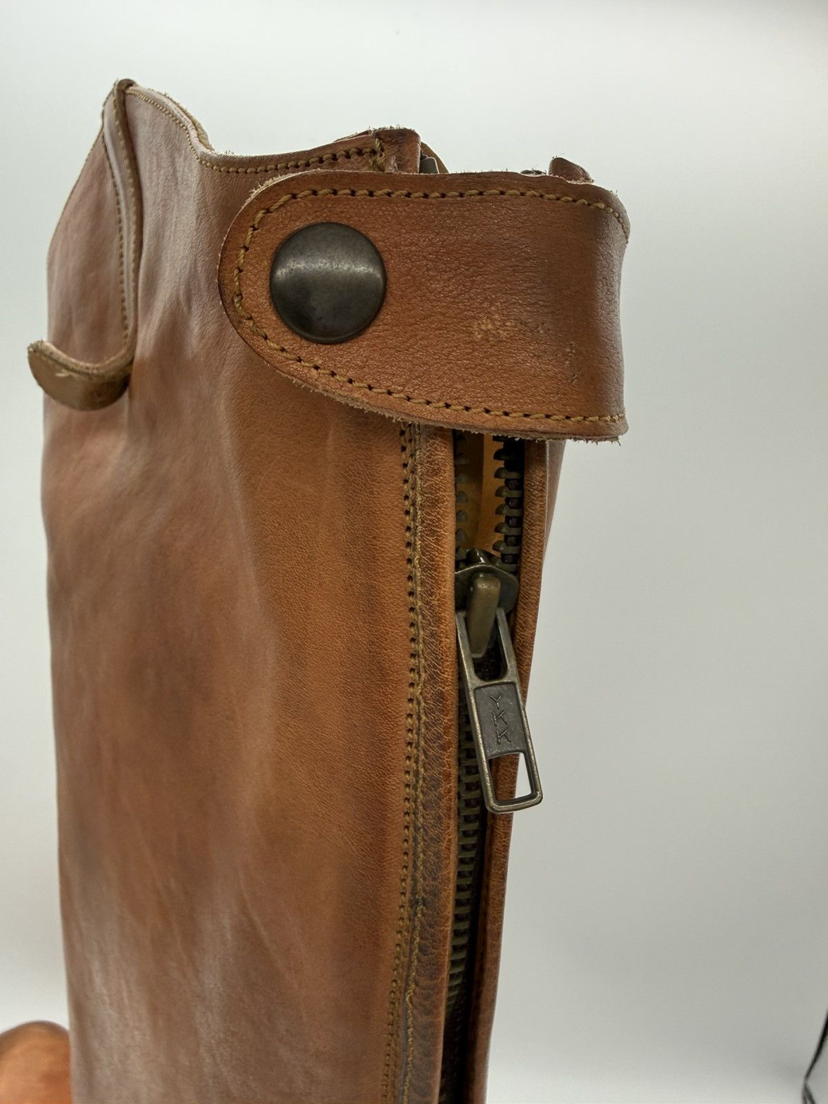 Alexander McQueen Alexander McQueen Tan Leather Knee-High Riding Boots Size US 11 / EU 44 - 8 Thumbnail