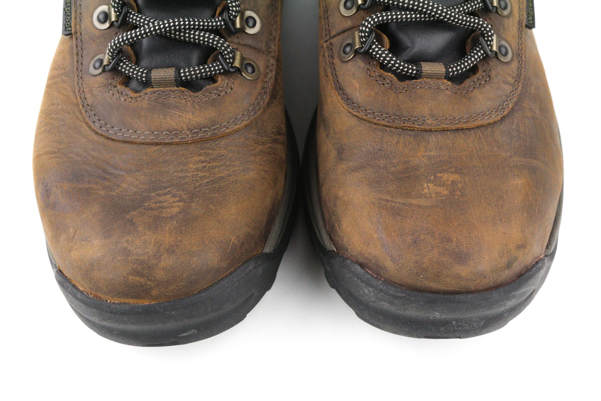 Timberland 12135-A5946 EU44 Brown Leather High Top Laced Shoes 80565 Size US 11 / EU 44 - 5 Thumbnail
