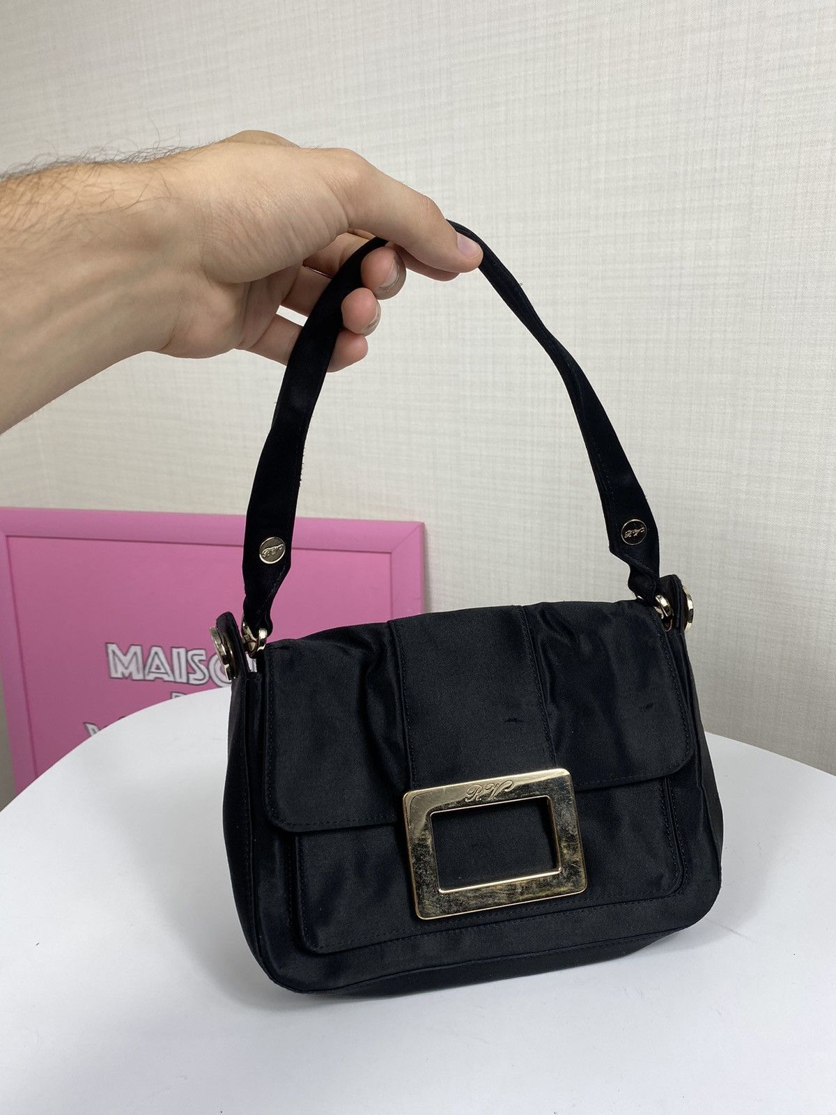 Roger Vivier Roger Vivier Satin Evening Mini Bag Size ONE SIZE - 24 Thumbnail