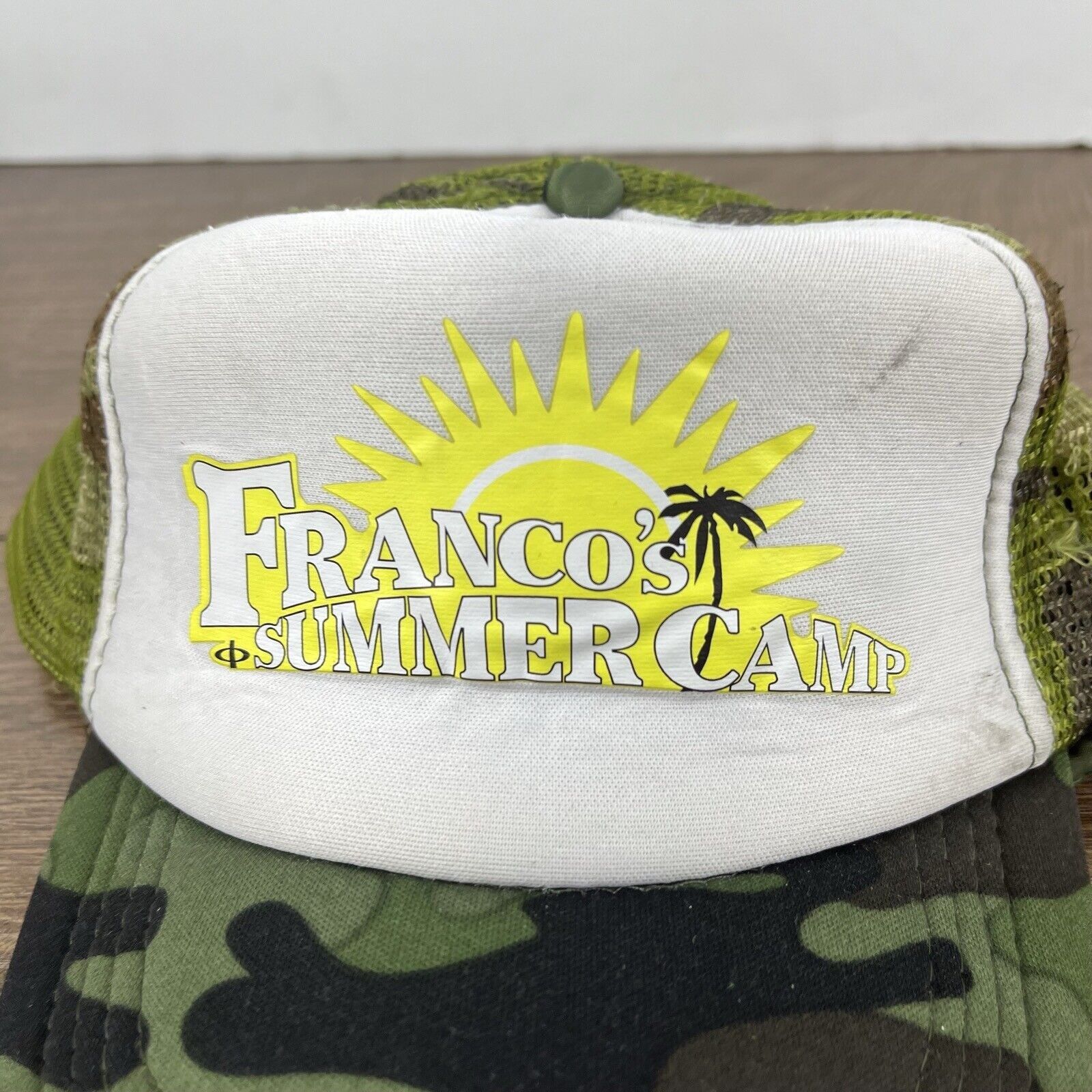 Other Franco's Summer Camp Hat Adjustable Hat Camo Adjustable Hat Size ONE SIZE - 7 Thumbnail