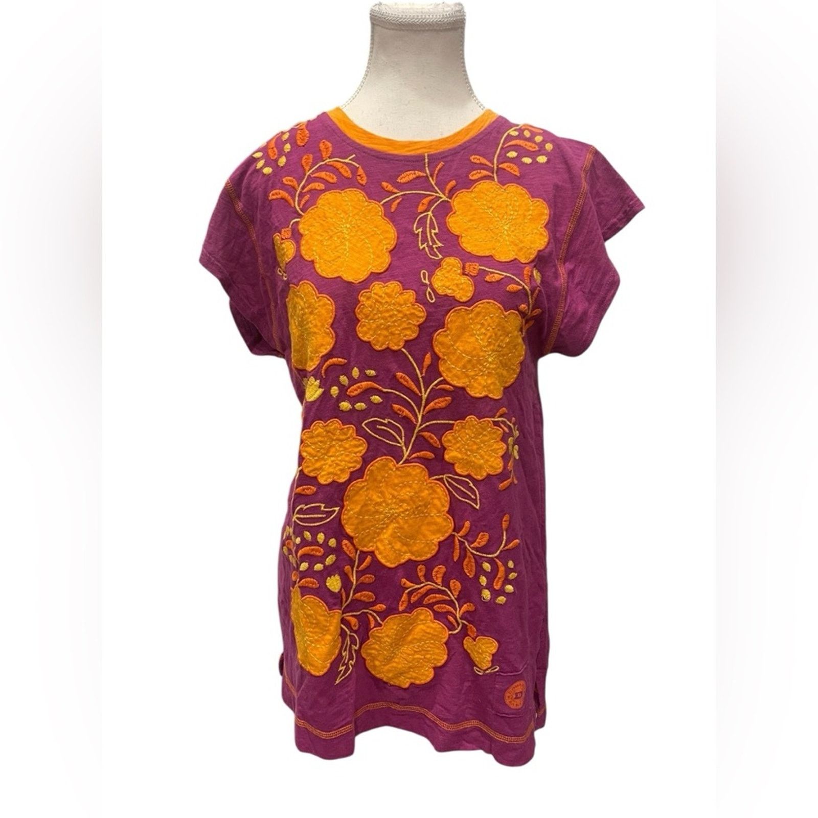 Double D Ranch Double D Ranch Purple and Orange Top Size:XS Size XS / US 0-2 / IT 36-38 - 2 Thumbnail