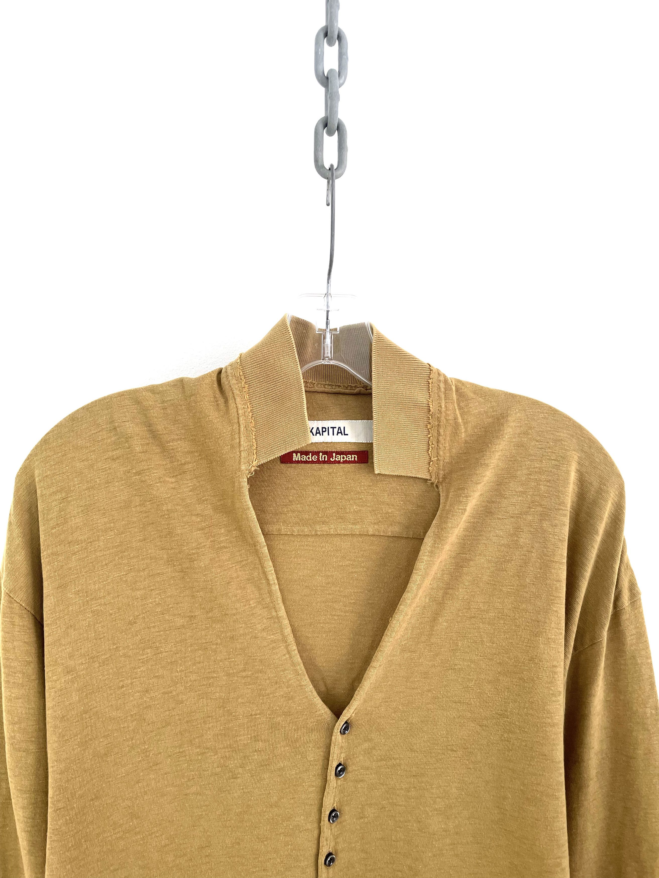 Kapital Open Collar Shirt Size US XL / EU 56 / 4 - 4 Thumbnail