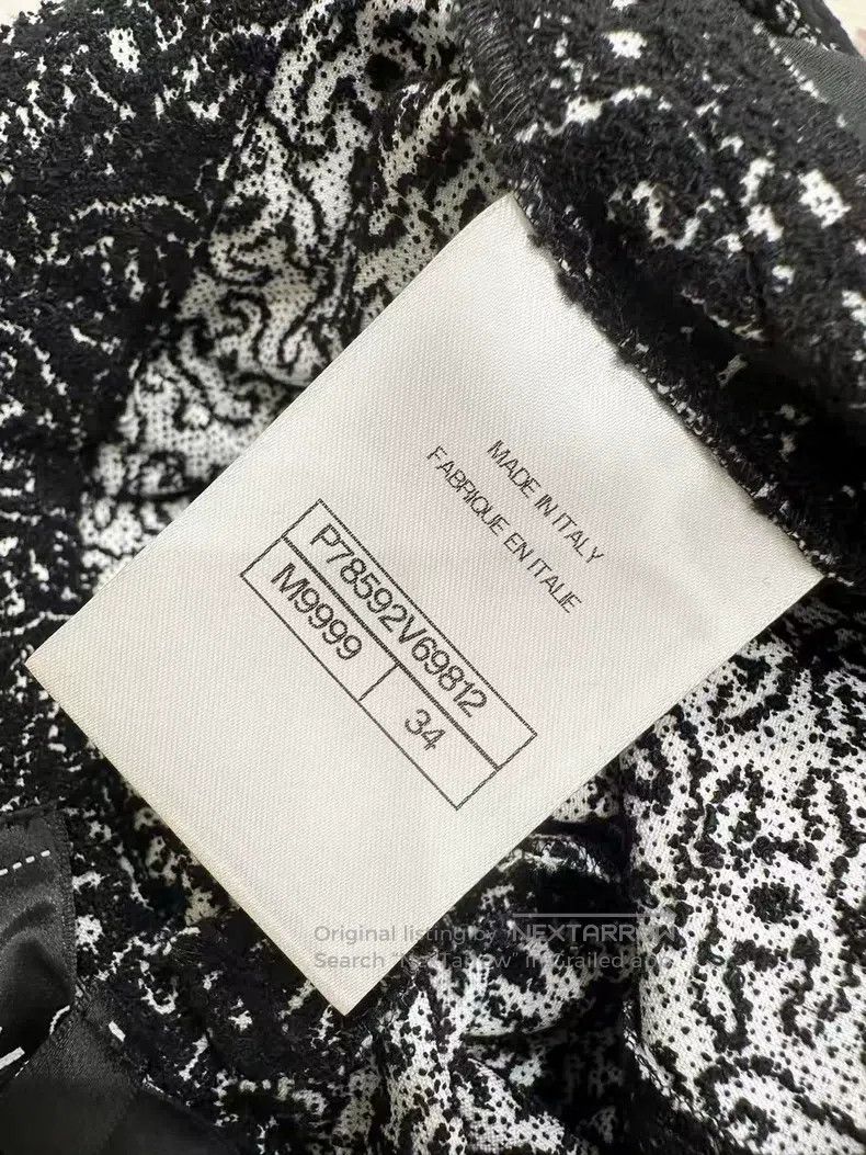 Chanel Chanel 25M coco beach series black full logo pants Size 42" / US 20 - 8 Thumbnail