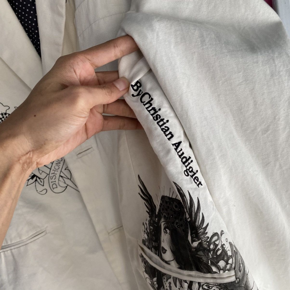 Christian Audigier × Ed Hardy Ed Hardy By Christian Audigier Blazer - Small Size 40S - 14 Thumbnail