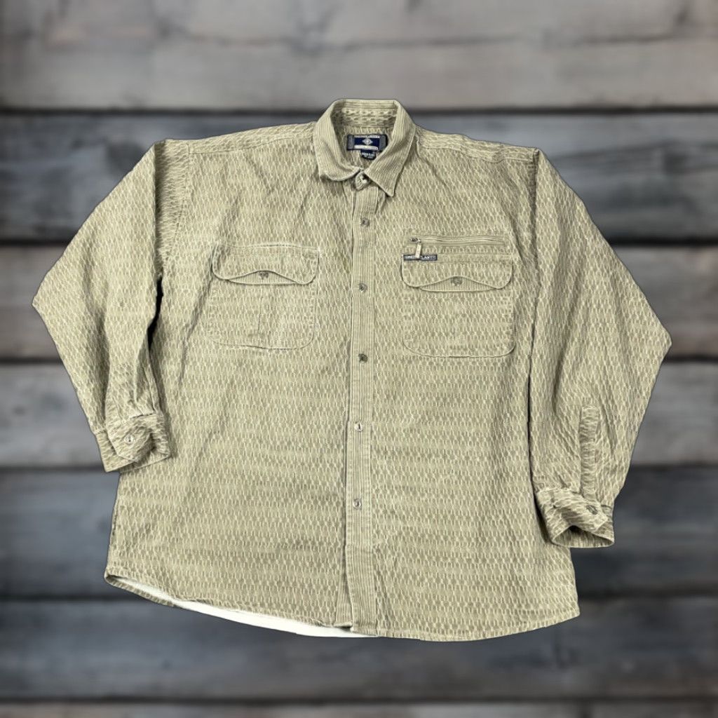 Etro VTG 90s Green Textured Shacket Adult XL Pocket Shirt Jacket Size US XL / EU 56 / 4 - 1 Thumbnail