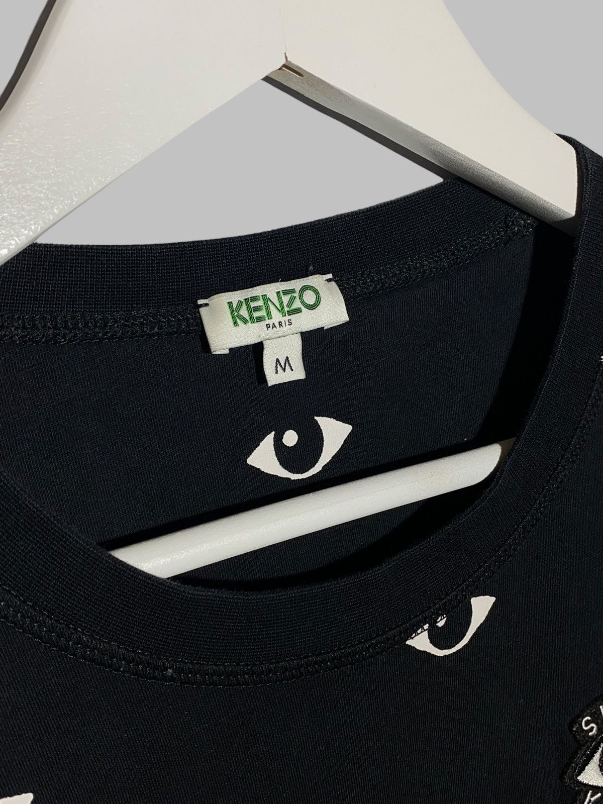 Kenzo 🔥 KENZO PARIS ALL EYES AOP GRAPHIC TEE Y2K ART POP Size US M / EU 48-50 / 2 - 8 Thumbnail