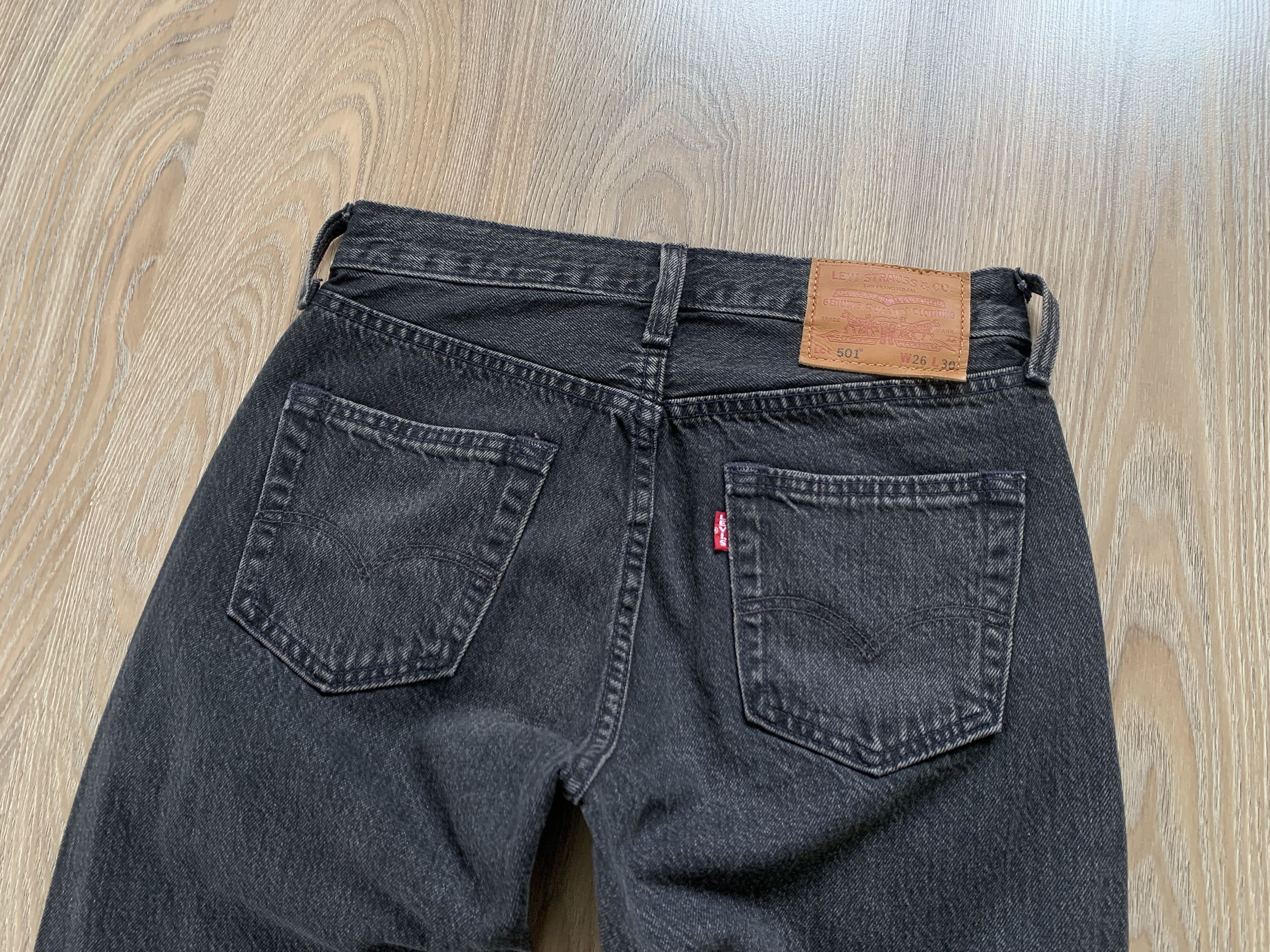 Levi's Levi's Premium 501 Dark Grey Jeans Size US 26 / EU 42 - 6 Thumbnail