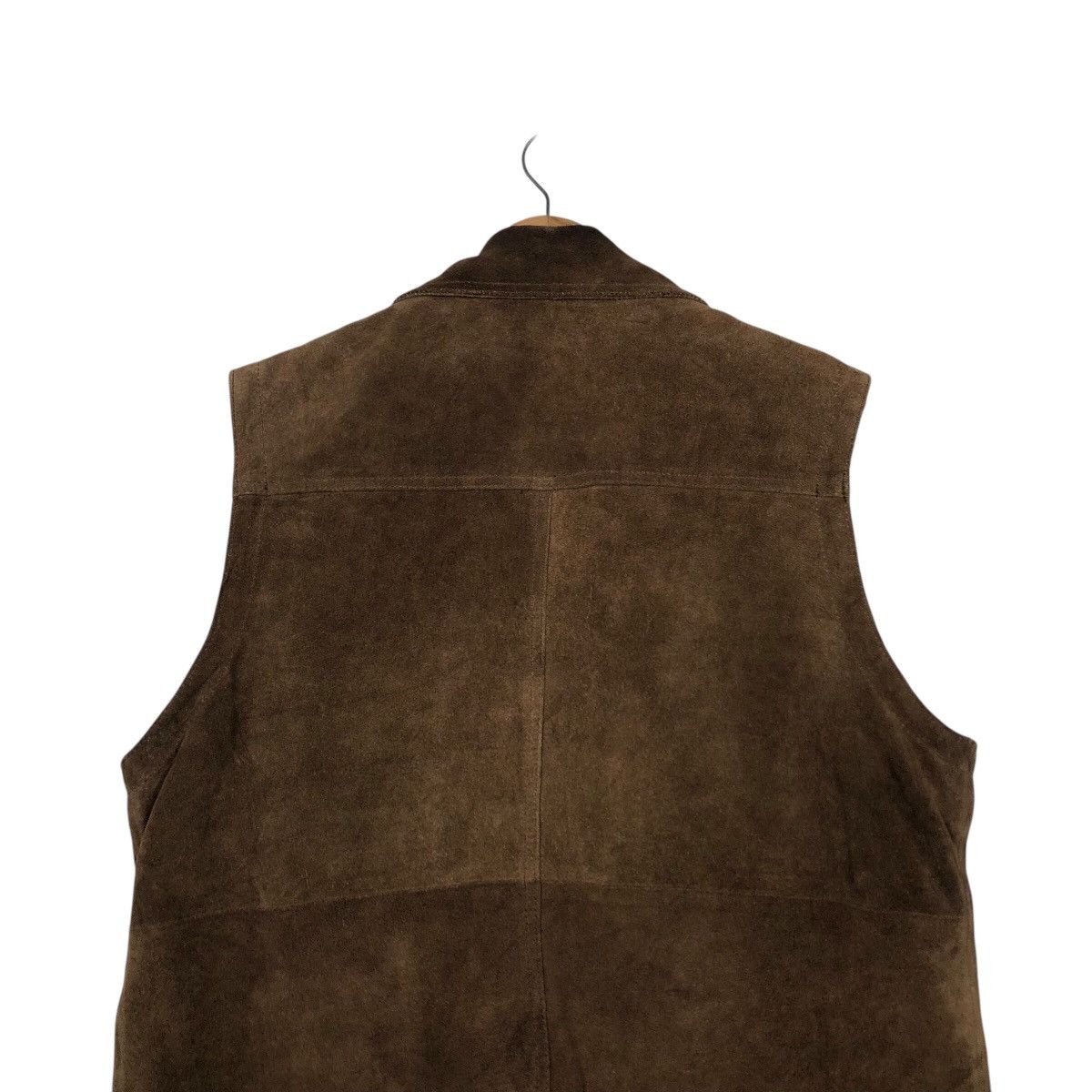 Japanese Brand 📌Vintage Genuine Leather Vest Unbranded Issey Miyake Size US M / EU 48-50 / 2 - 10 Thumbnail