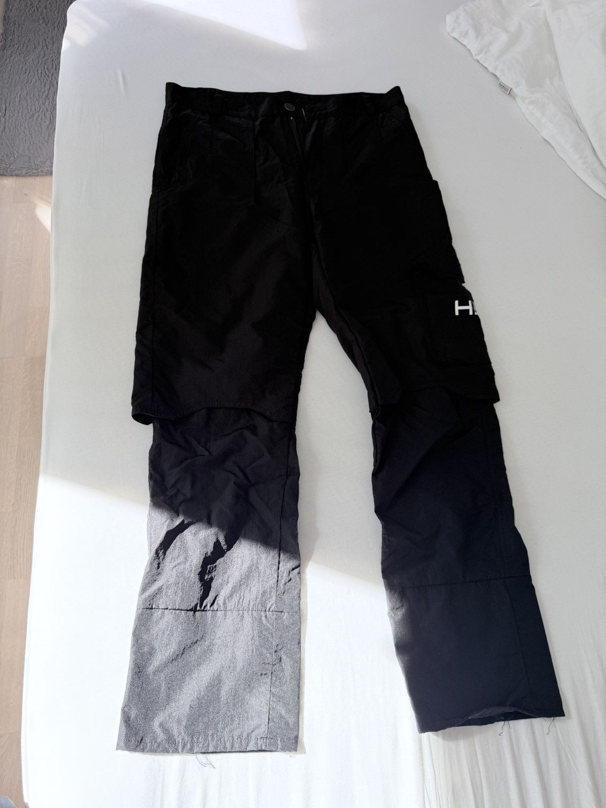 Heliot Emil Heliot Emil Black Technical Layered Trousers Size US 30 / EU 46 - 3 Thumbnail