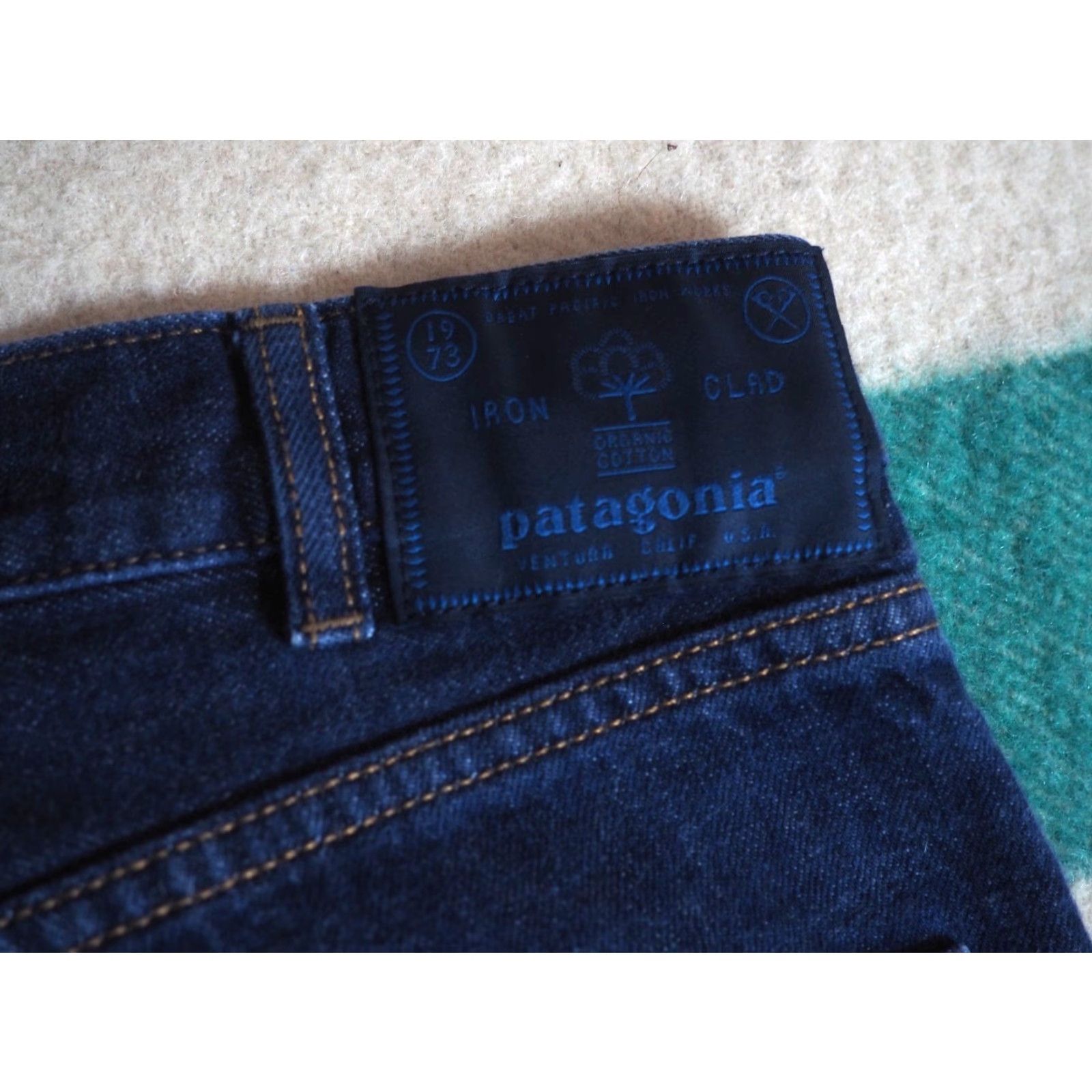 Patagonia VINTAGE Y2k 2000s Patagonia Iron Clad Jeans pants Straight Denim Blue 32x26 Mens Regular 32 Blue Denim Iron Clad Logs? Size US 32 / EU 48 - 6 Thumbnail